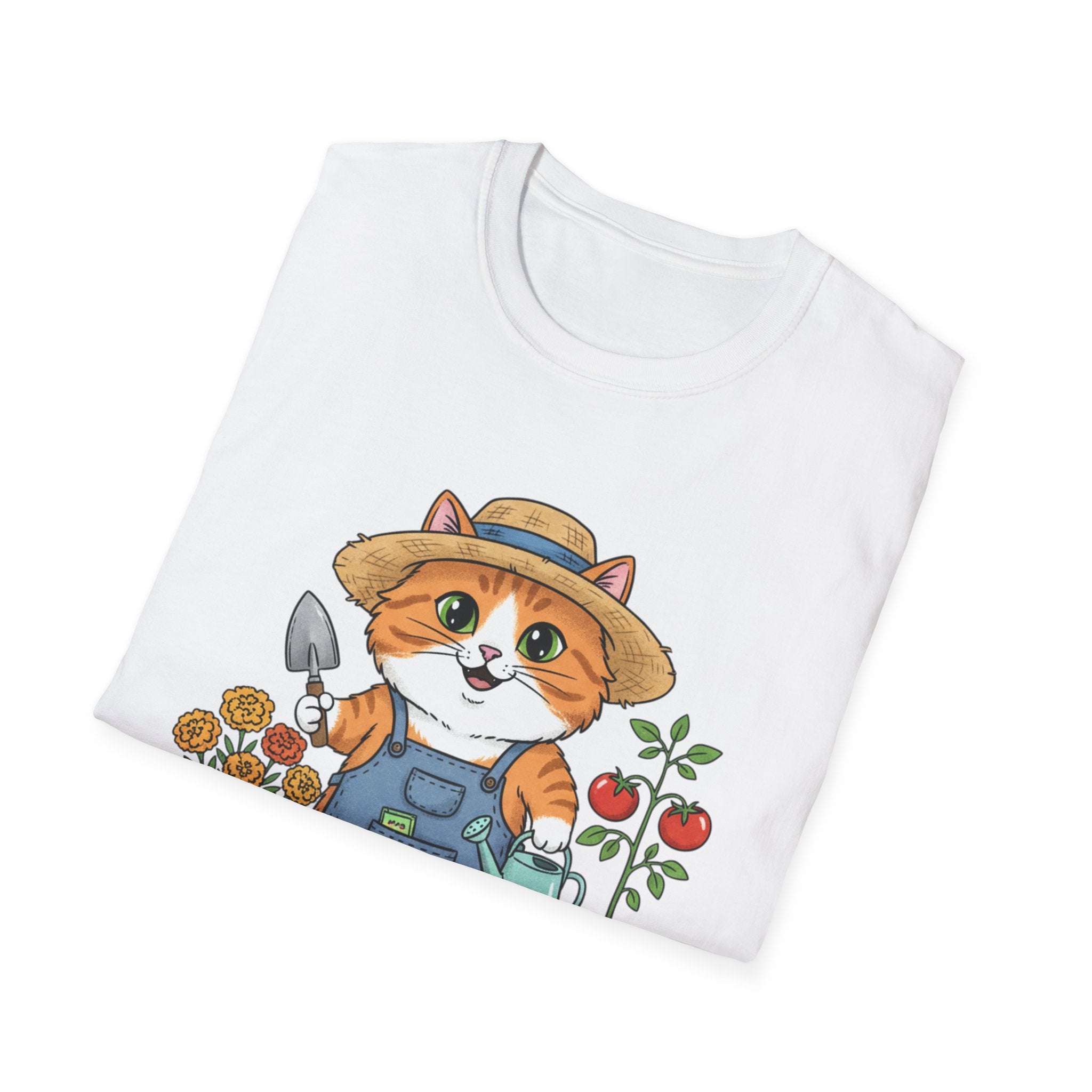 Funny Cat Gardening T-Shirt