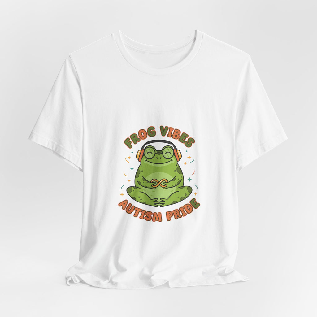 Frog Vibes Autism Pride Tee | neurodiversity pride, frog meme design