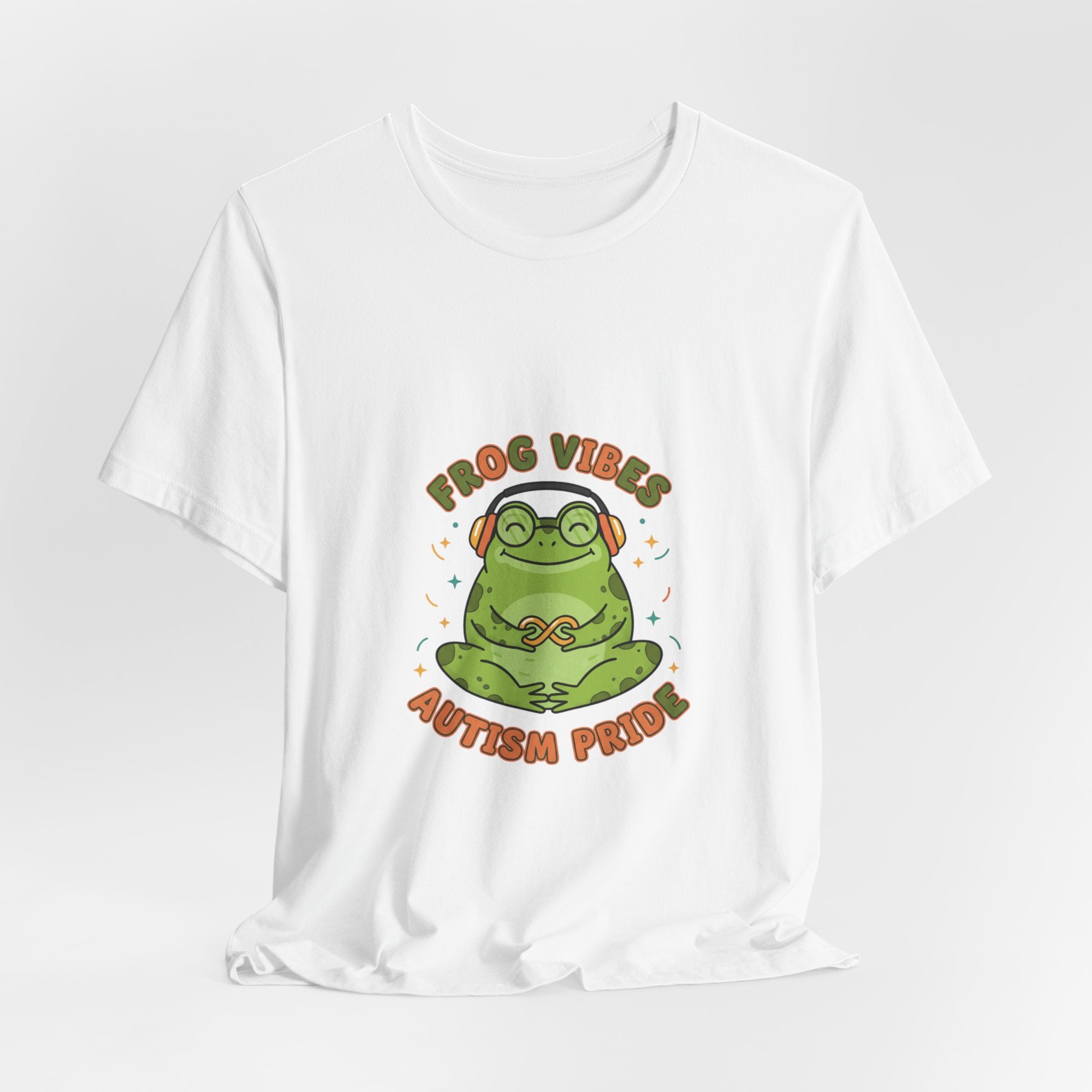 Frog Vibes Autism Pride Tee | neurodiversity pride, frog meme design