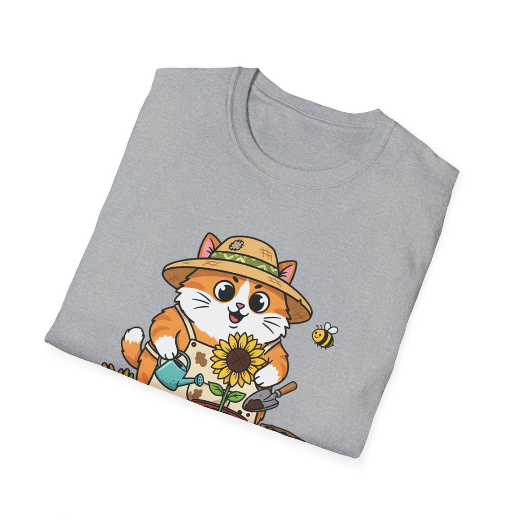 Garden Cat T-Shirt — Cute Gardener Cat Graphic Tee