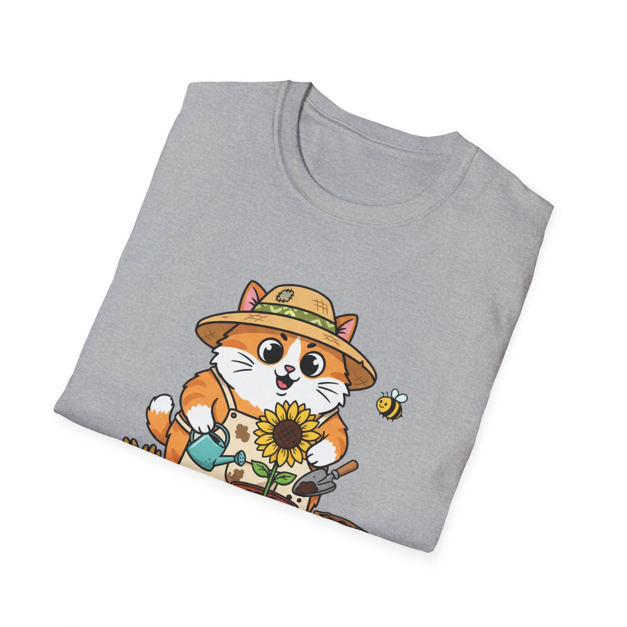 Garden Cat T-Shirt — Cute Gardener Cat Graphic Tee