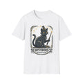 Magician Cat T-Shirt — "The Mysterious Cat" Cute Black Cat Magic Graphic Tee