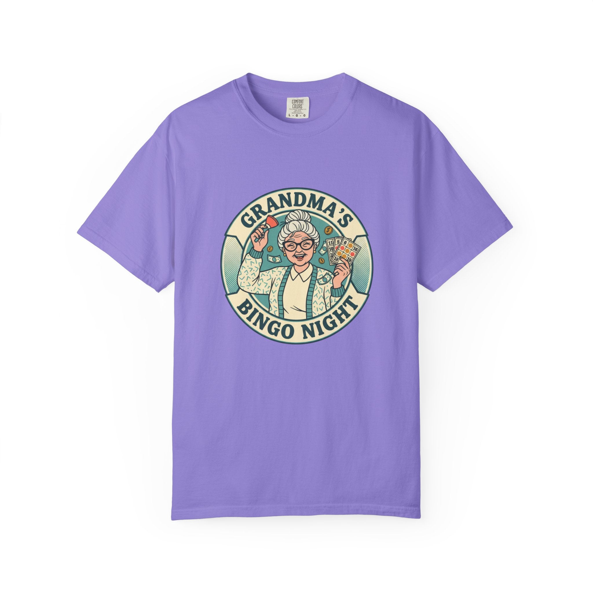 Grandma’s Bingo Night T-Shirt — Vintage Retro Bingo Card Tee
