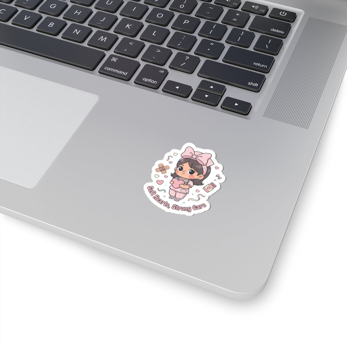 Kawaii Nurse Sticker | Bow-Core Pastel Medical, Cute Nurse Graphic