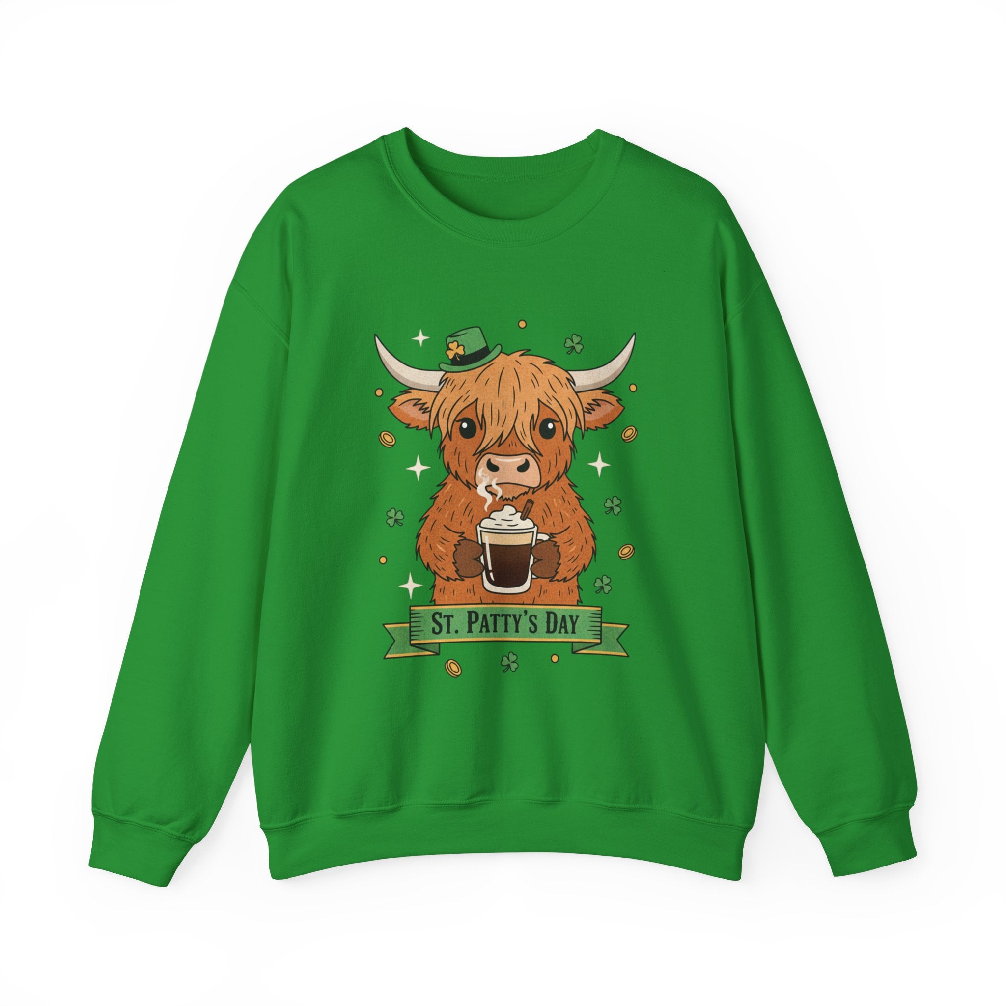 St. Patty’s Highland Cow Sweatshirt