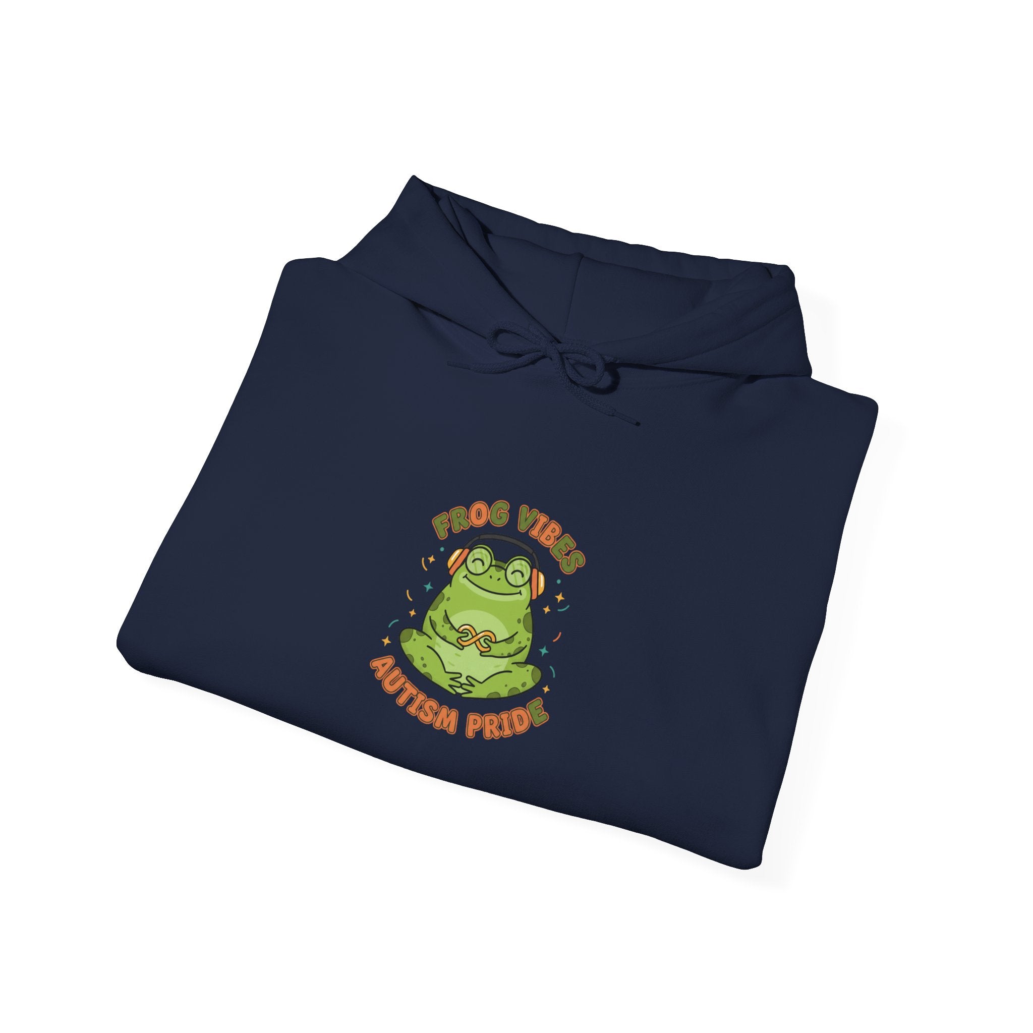 Frog Vibes Autism Pride Hoodie | neurodiversity pride, frog meme design