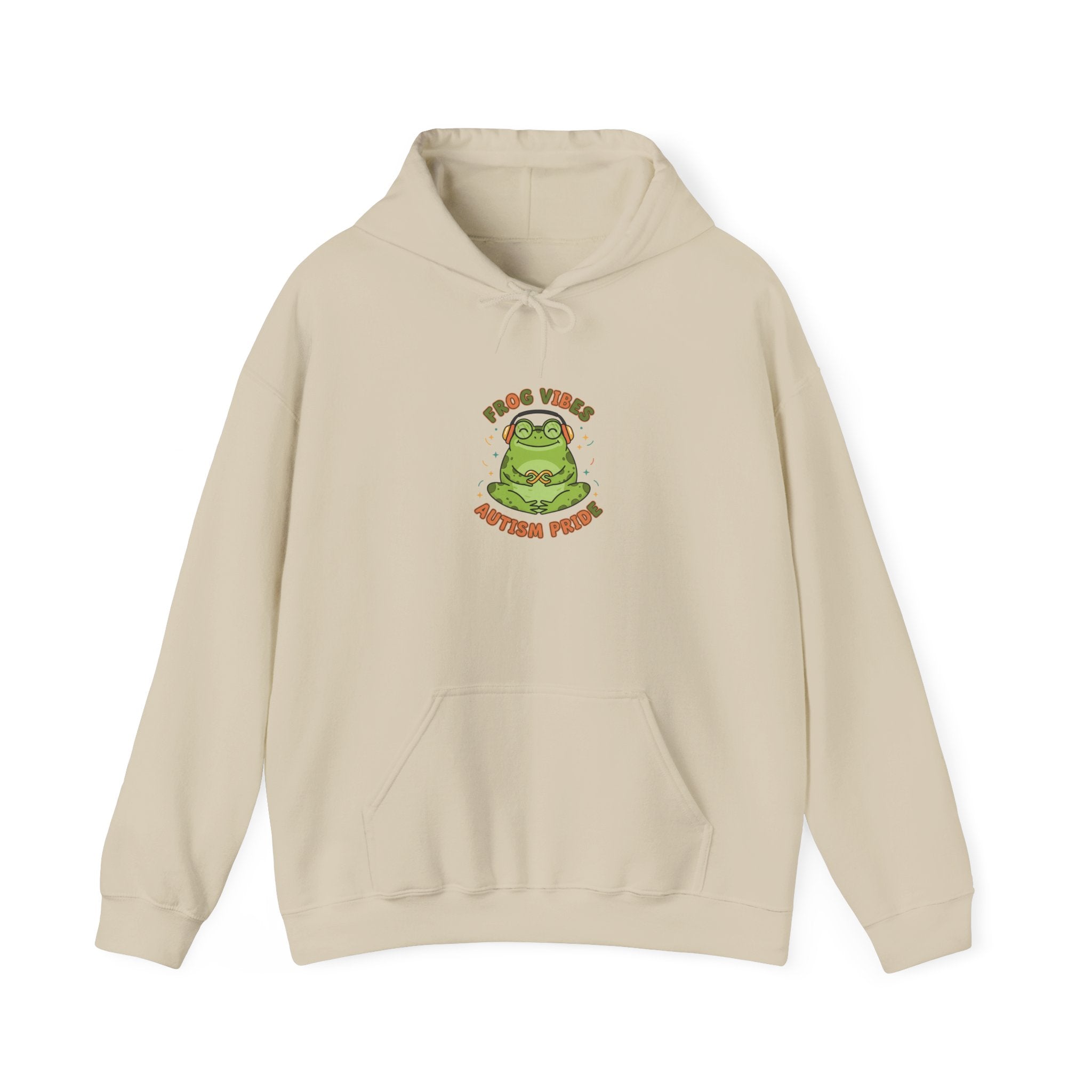 Frog Vibes Autism Pride Hoodie | neurodiversity pride, frog meme design