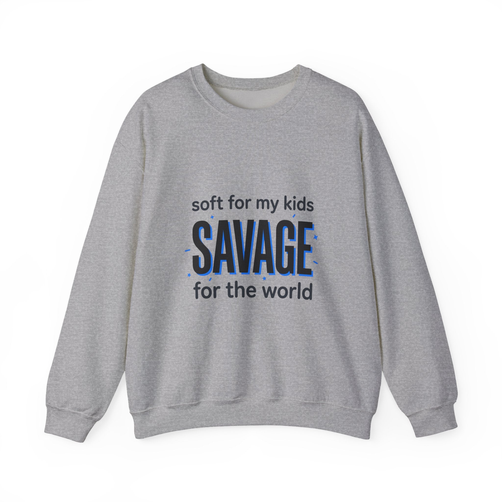 Savage Mom Sweatshirt | Minimal Typographic Mother's Day, Mom Life Style