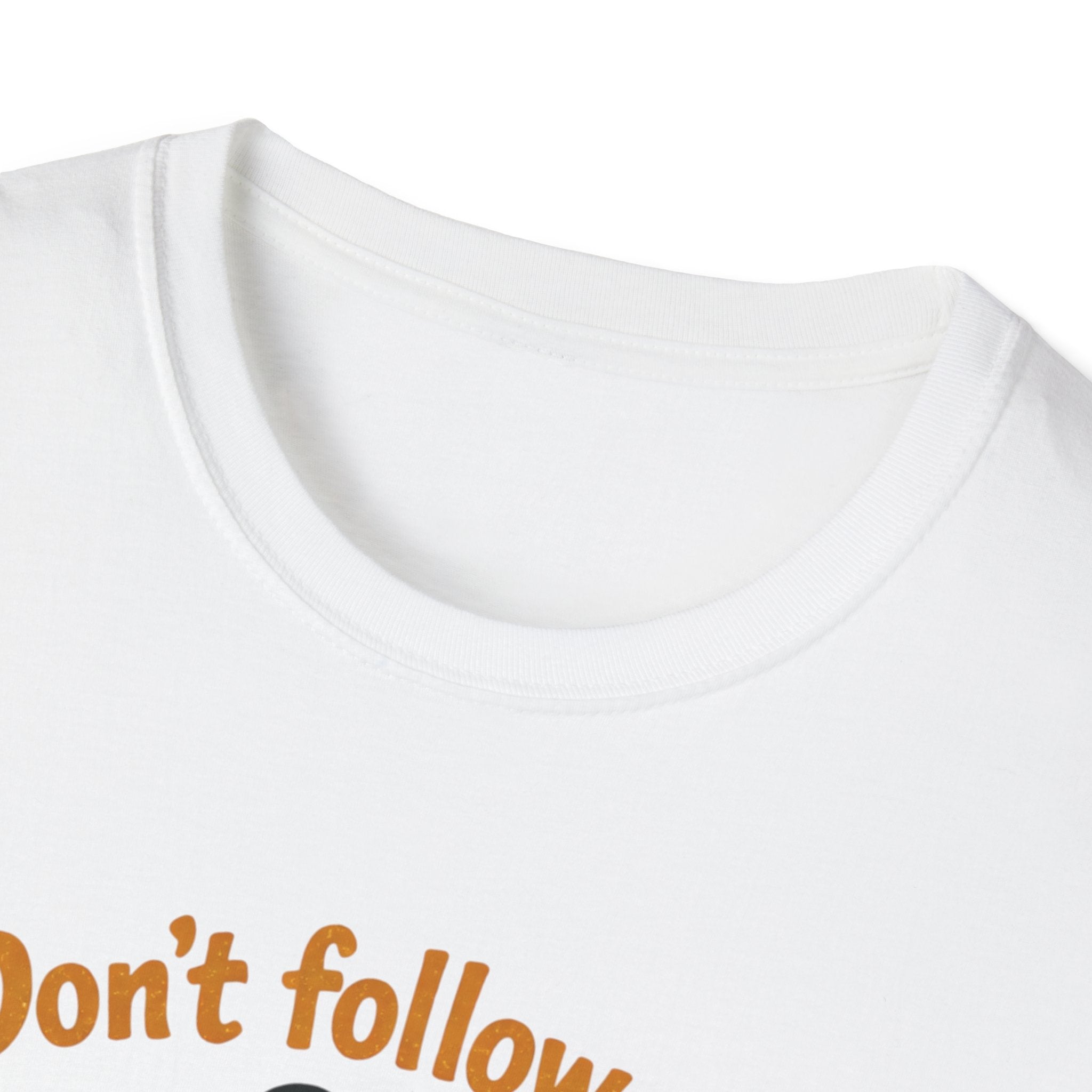 Frog on Bike T-Shirt — “Don't follow me, I have no idea where I'm going” Graphic Tee