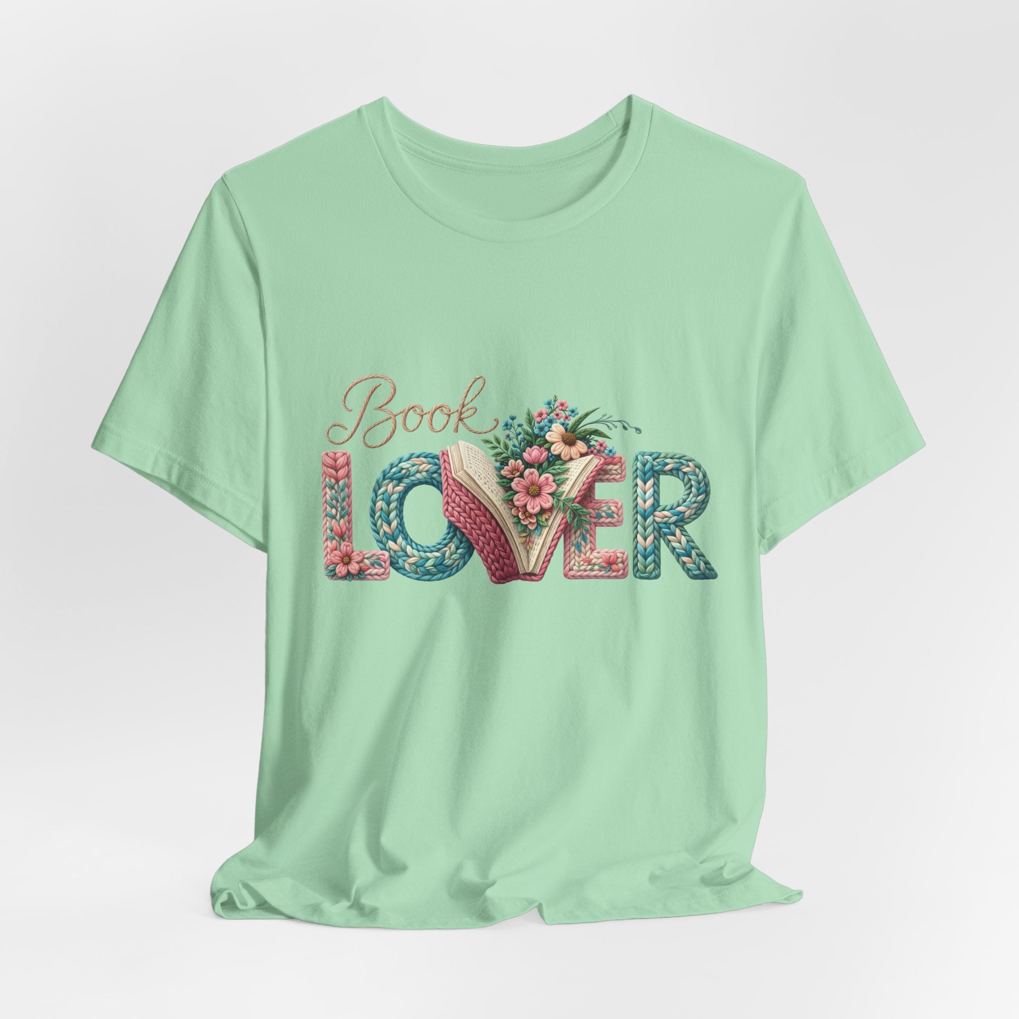 Faux Book Lover Tee — Faux. Floral 'Book Lover' Graphic T-Shirt