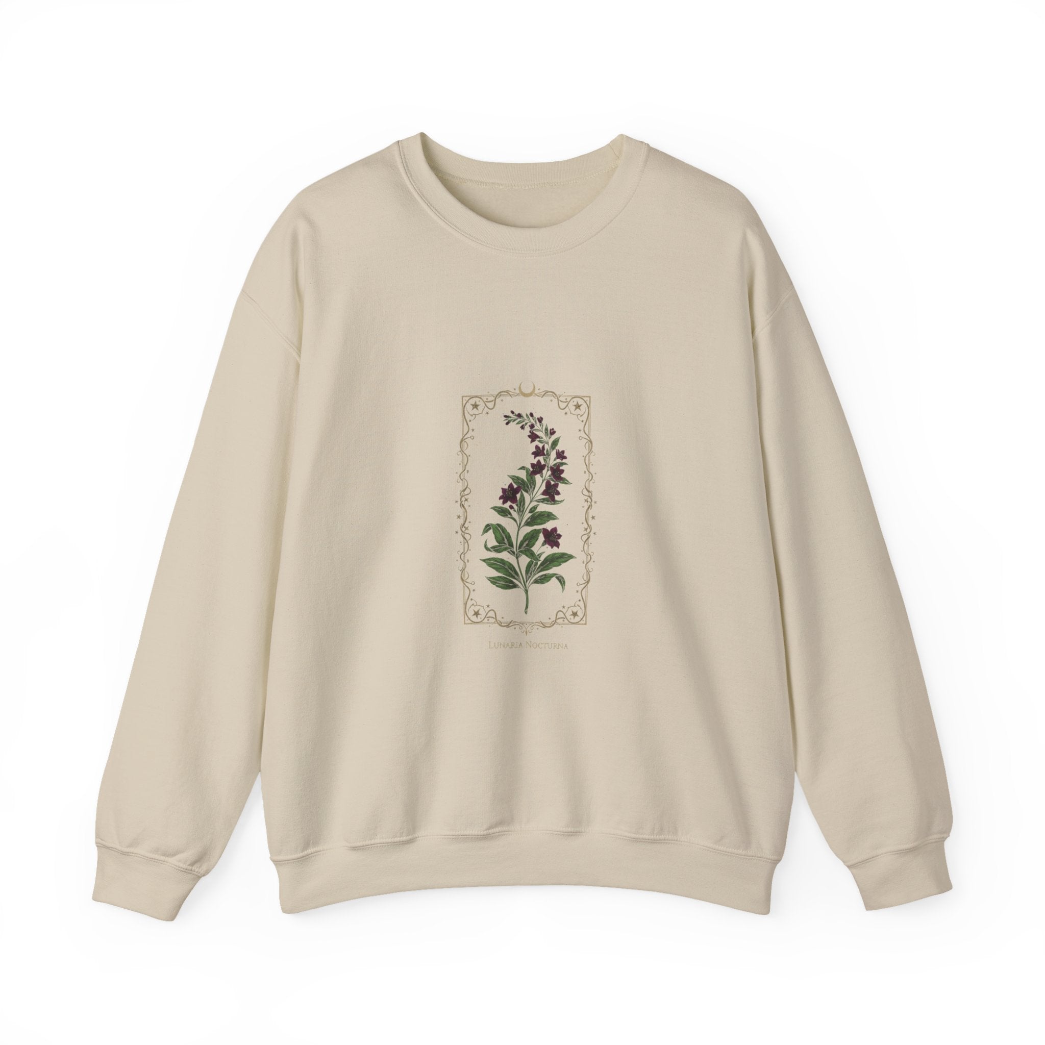 Nightshade Botanical Crewneck Sweatshirt | dark botanical, gothic floral