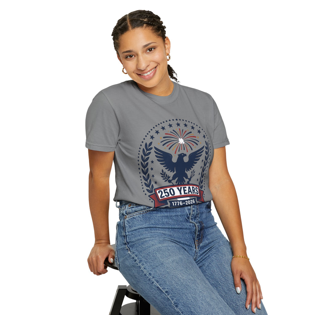 250 Years Eagle Anniversary T-Shirt — 1776–2026 Patriotic Celebration Tee