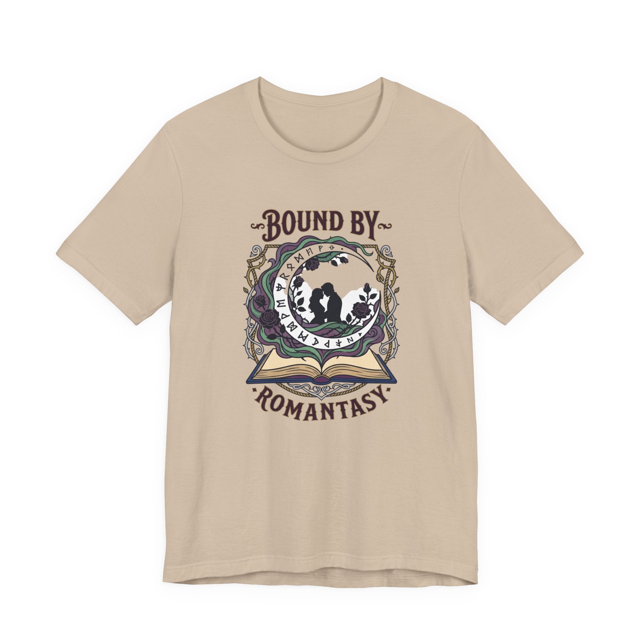Bound by Romantasy Tee | romantasy reader, enchanted gothic book lover