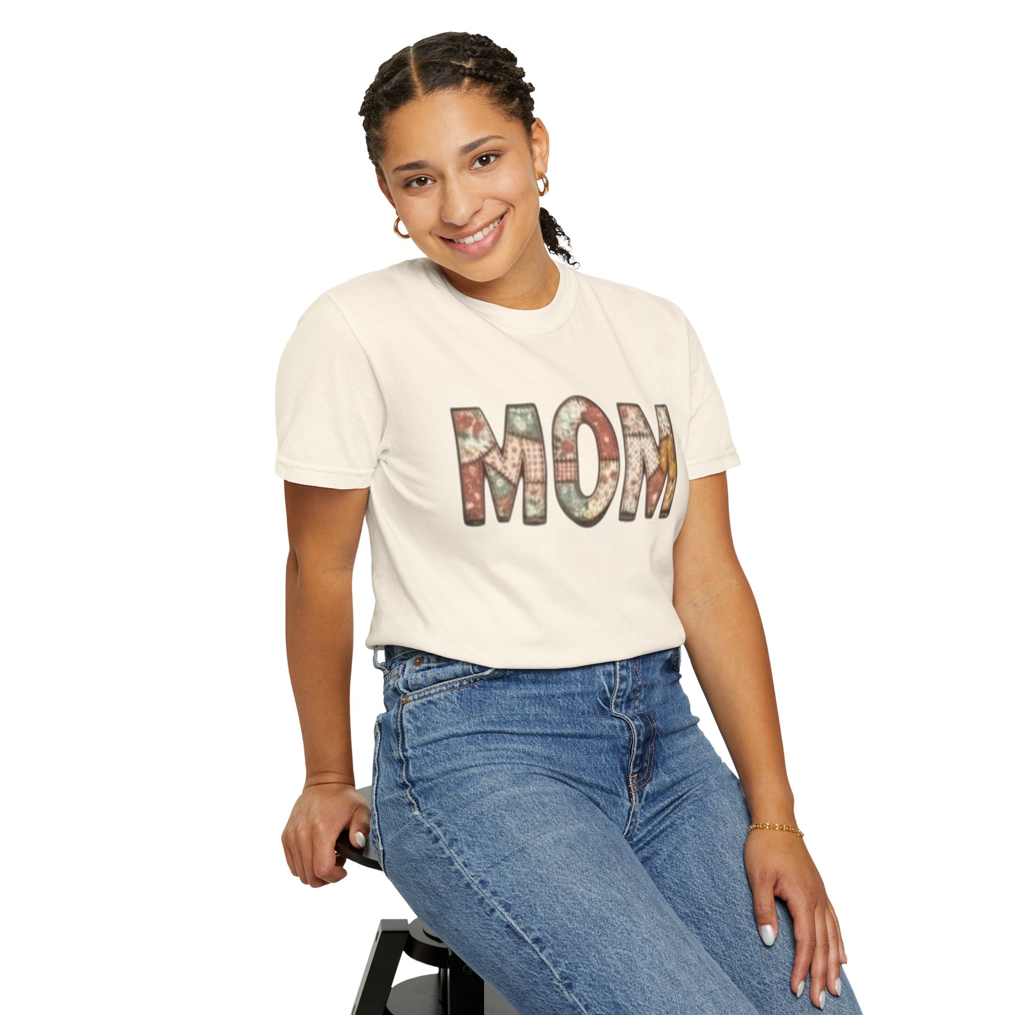 Mom Faux Floral Graphic T-Shirt — Mother's Day Gift