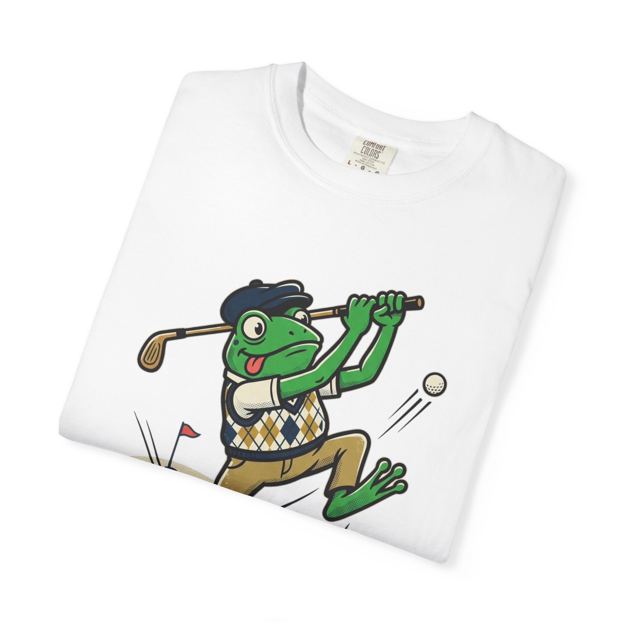 Golf Frog T-Shirt — “Fore-get About It” Funny Golf Graphic Tee