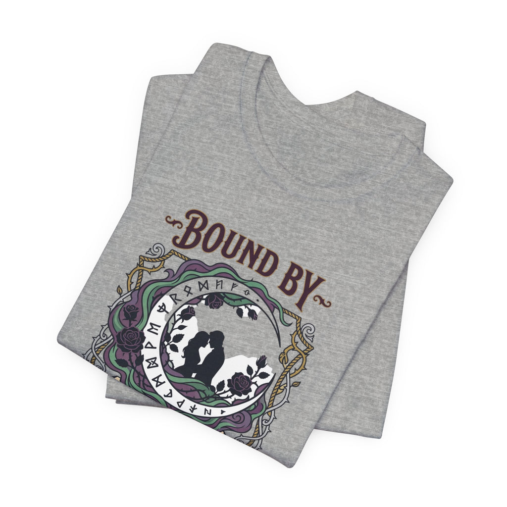 Bound by Romantasy Tee | romantasy reader, enchanted gothic book lover