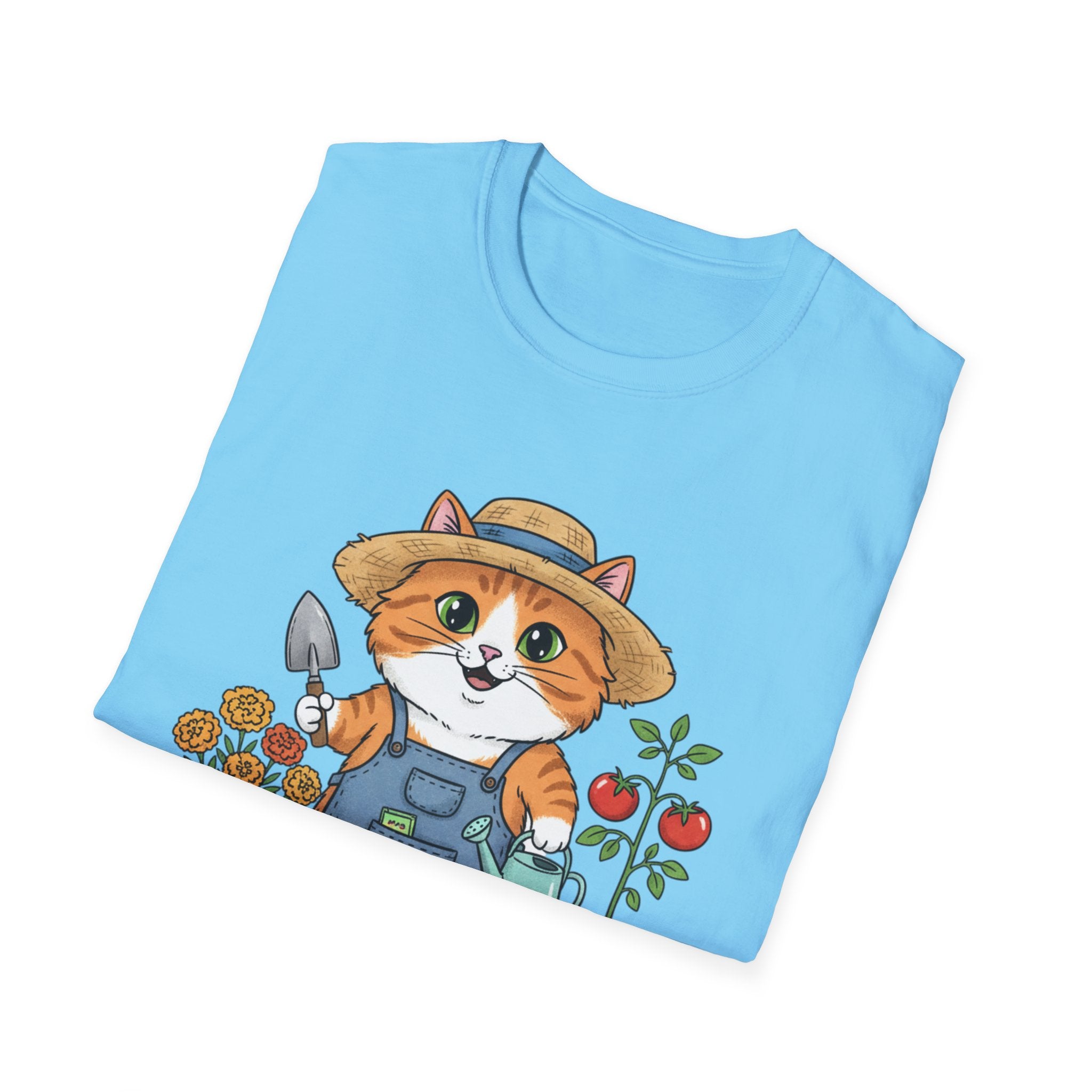 Funny Cat Gardening T-Shirt