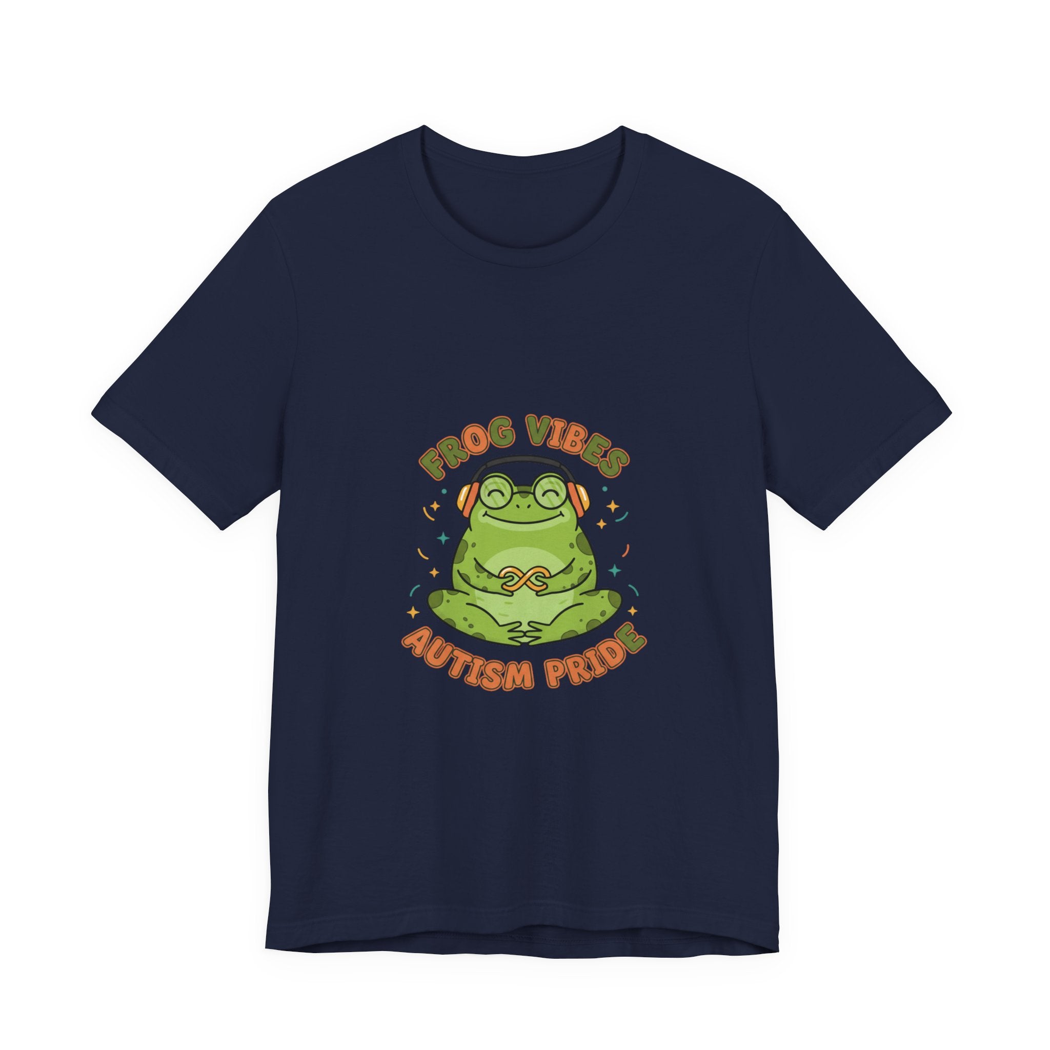 Frog Vibes Autism Pride Tee | neurodiversity pride, frog meme design