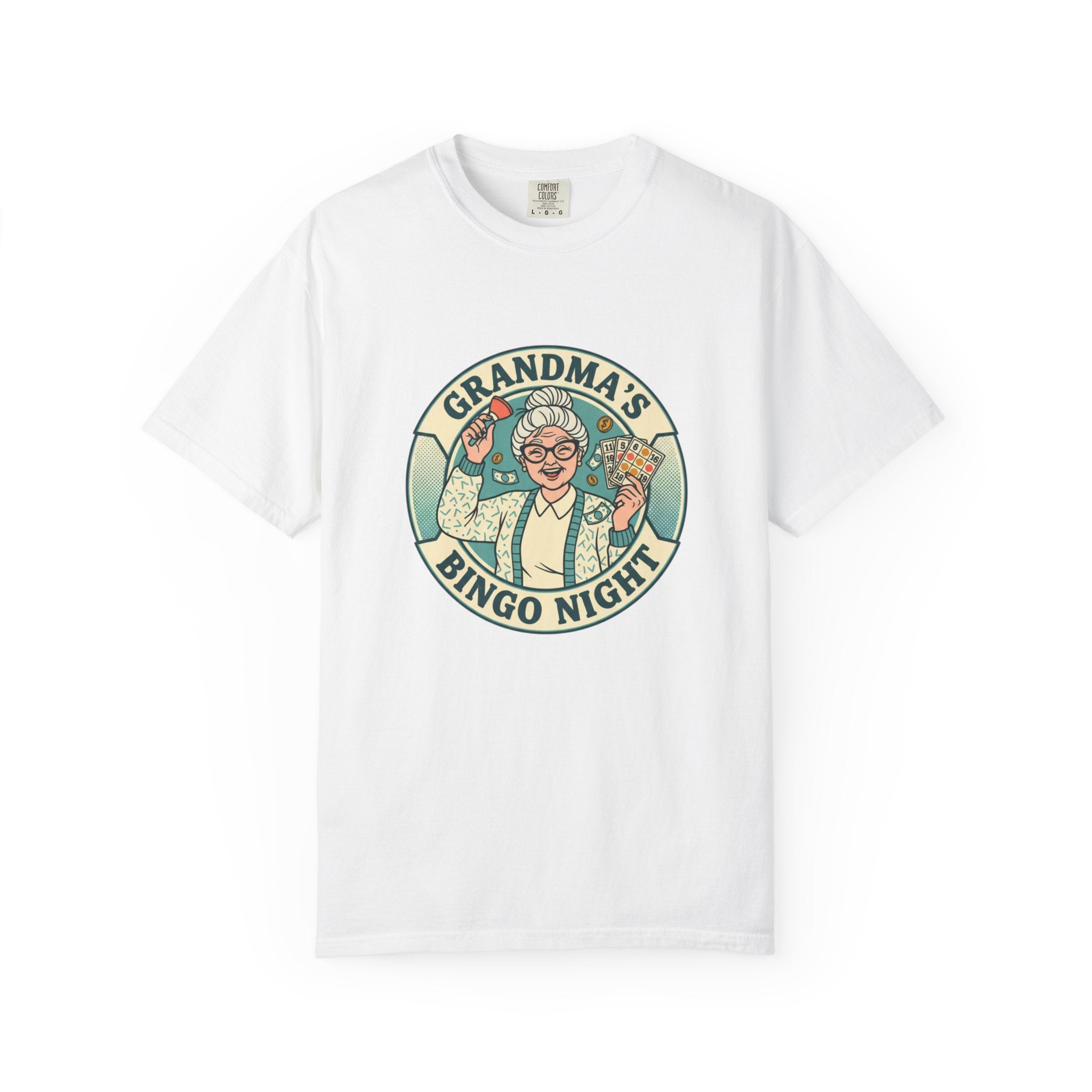 Grandma’s Bingo Night T-Shirt — Vintage Retro Bingo Card Tee