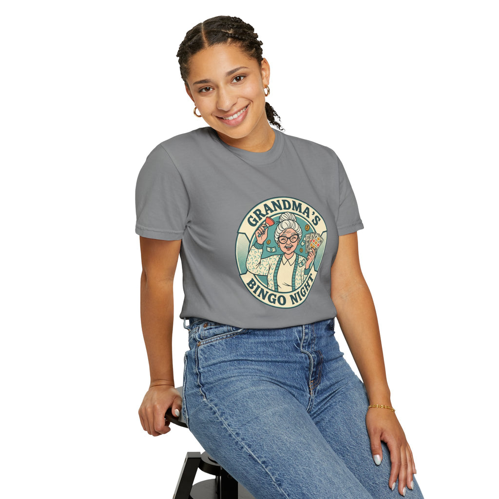 Grandma’s Bingo Night T-Shirt — Vintage Retro Bingo Card Tee