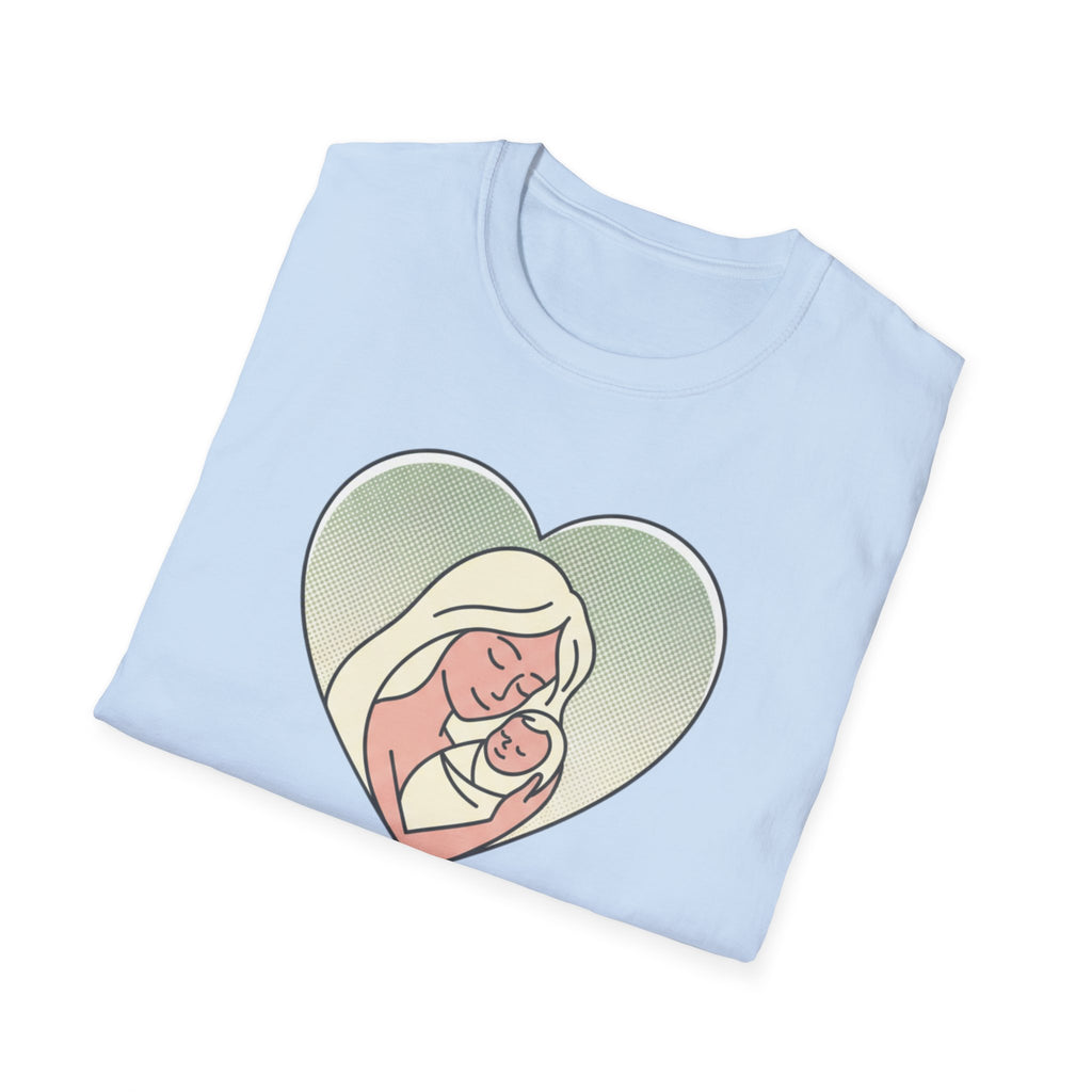 New Baby New Mom T-Shirt — New Life Announcement Tee