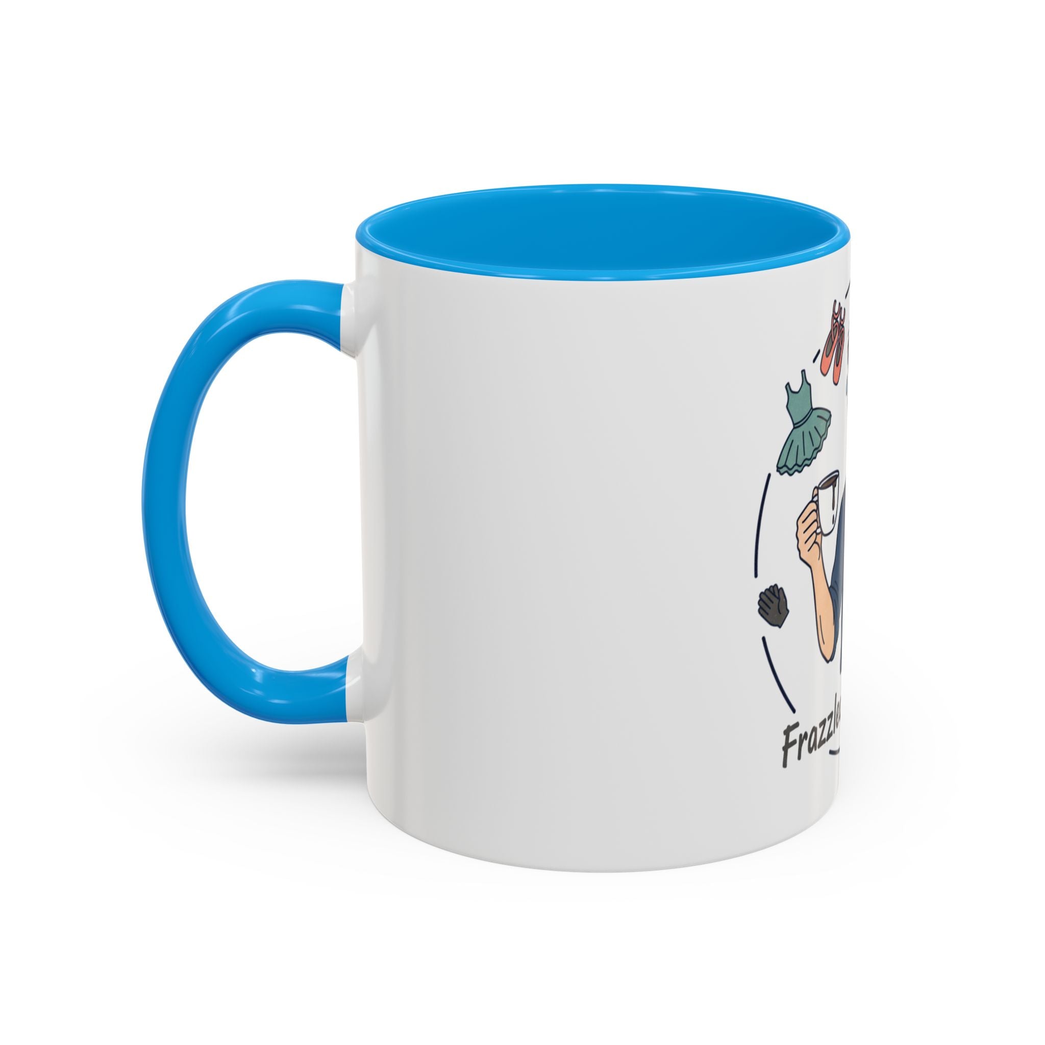 Frazzled Dance Dad Mug — Funny Dance Dad Coffee Cup (11oz/15oz)