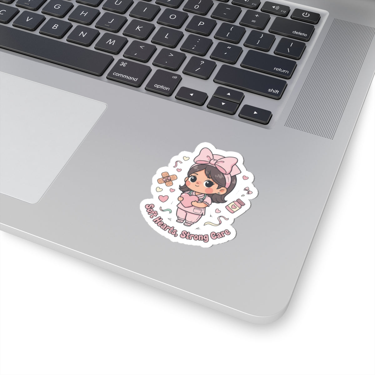 Kawaii Nurse Sticker | Bow-Core Pastel Medical, Cute Nurse Graphic