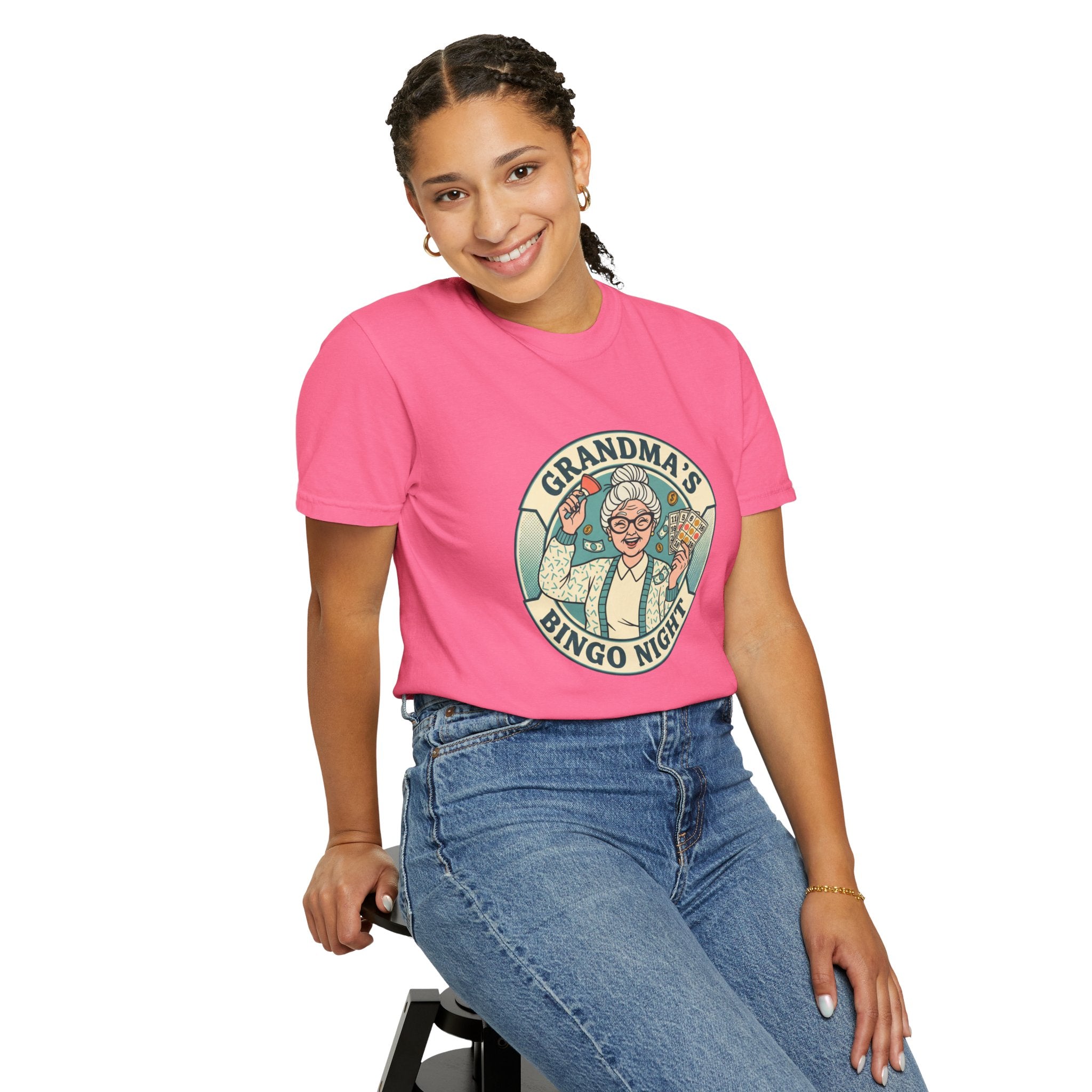 Grandma’s Bingo Night T-Shirt — Vintage Retro Bingo Card Tee