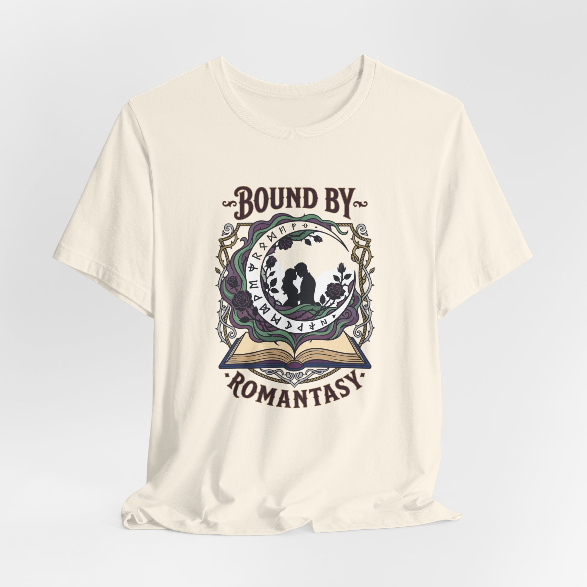 Bound by Romantasy Tee | romantasy reader, enchanted gothic book lover