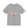 I Already Quit In My Head Tee | tiny character sign, minimal protest art