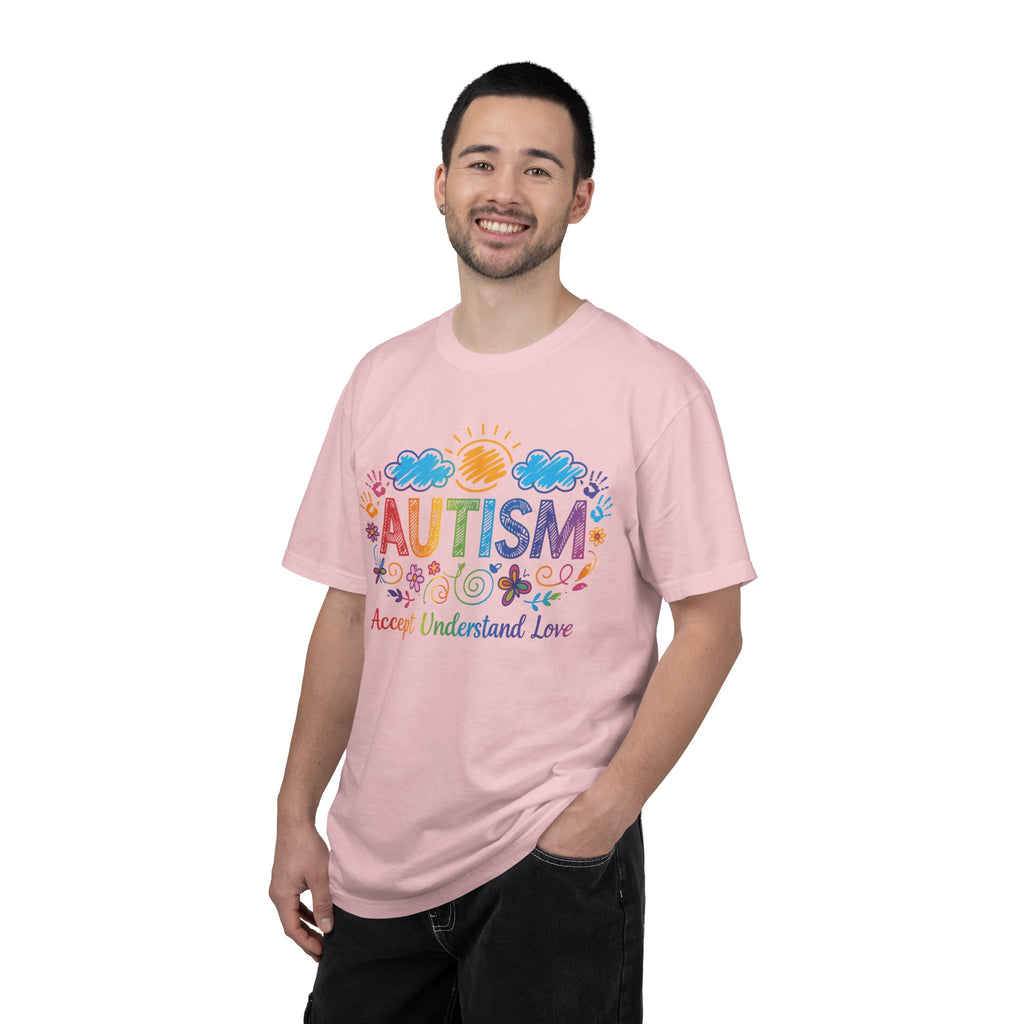 Autism Awareness T-Shirt — "Accept Understand Love" Colorful Support Tee