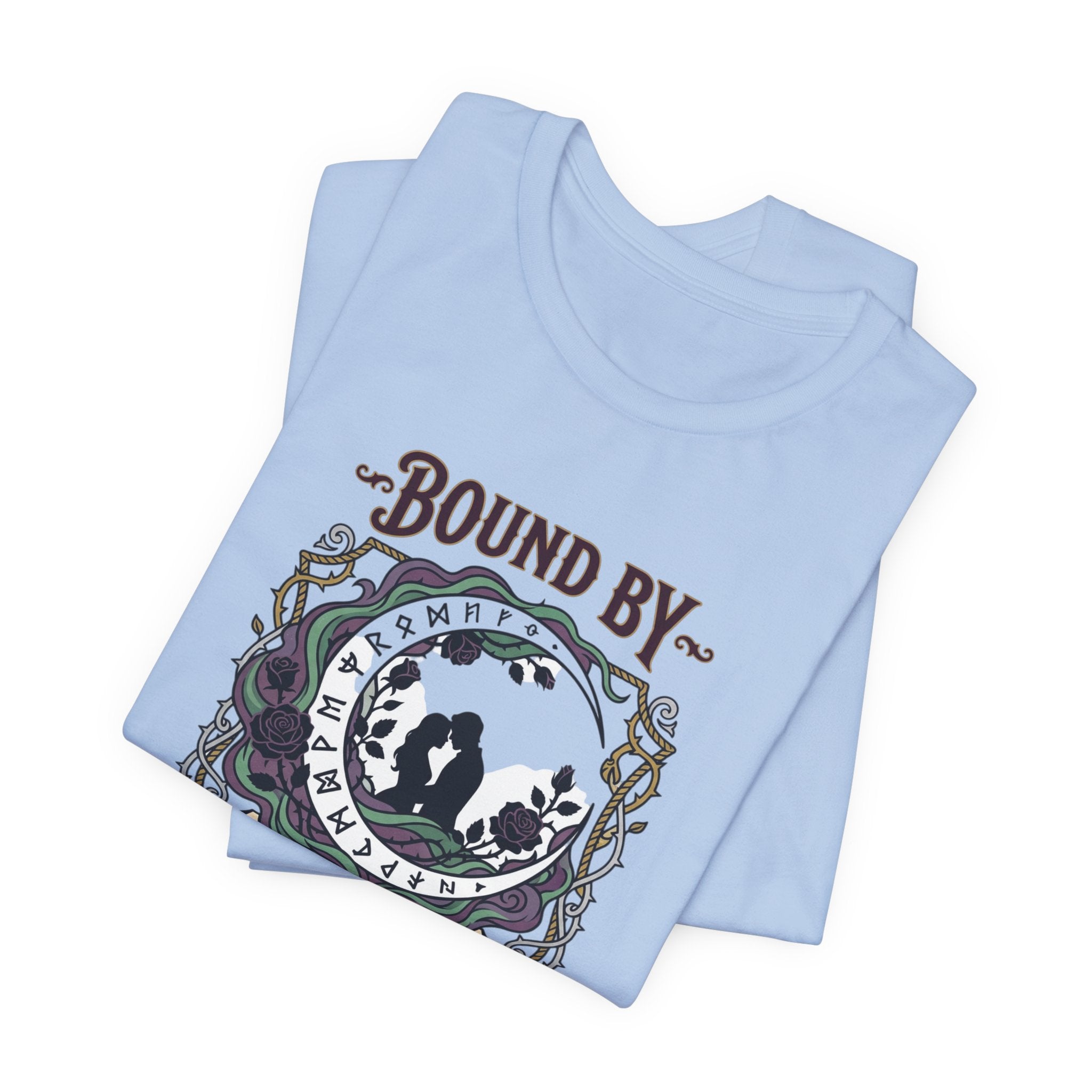 Bound by Romantasy Tee | romantasy reader, enchanted gothic book lover
