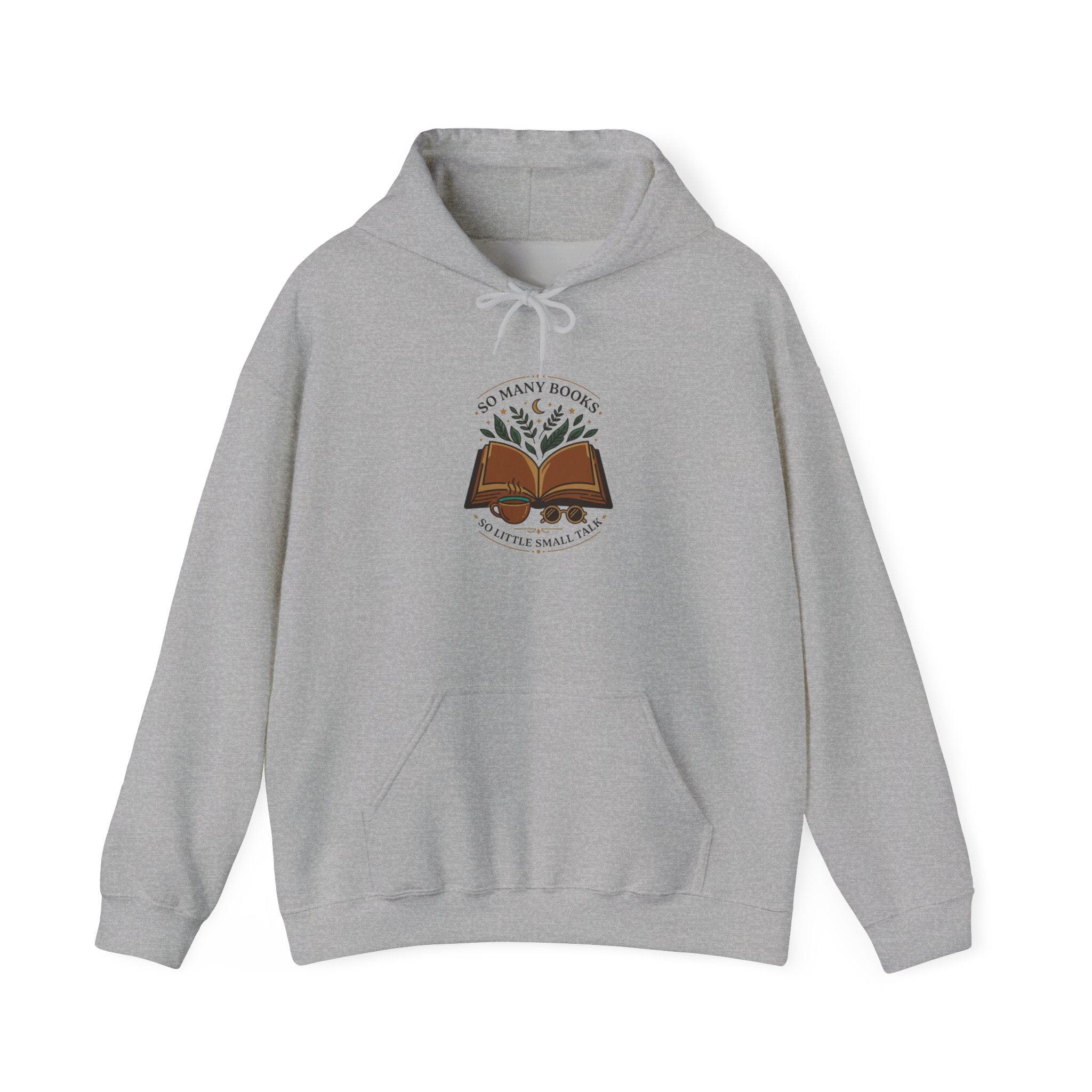 So Many Books, So Little Time Hoodie | Book Lover, Cozy Reader
