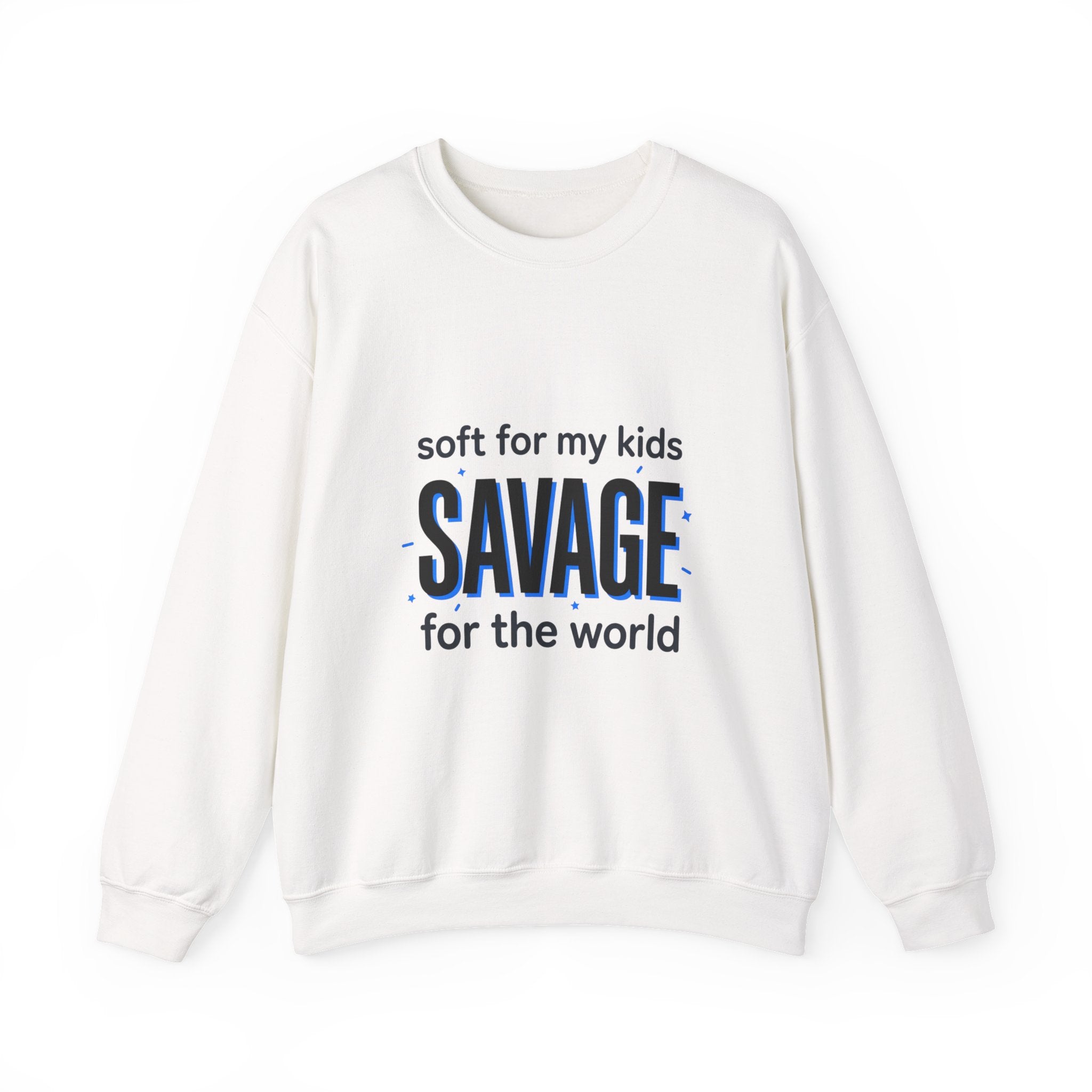 Savage Mom Sweatshirt | Minimal Typographic Mother's Day, Mom Life Style