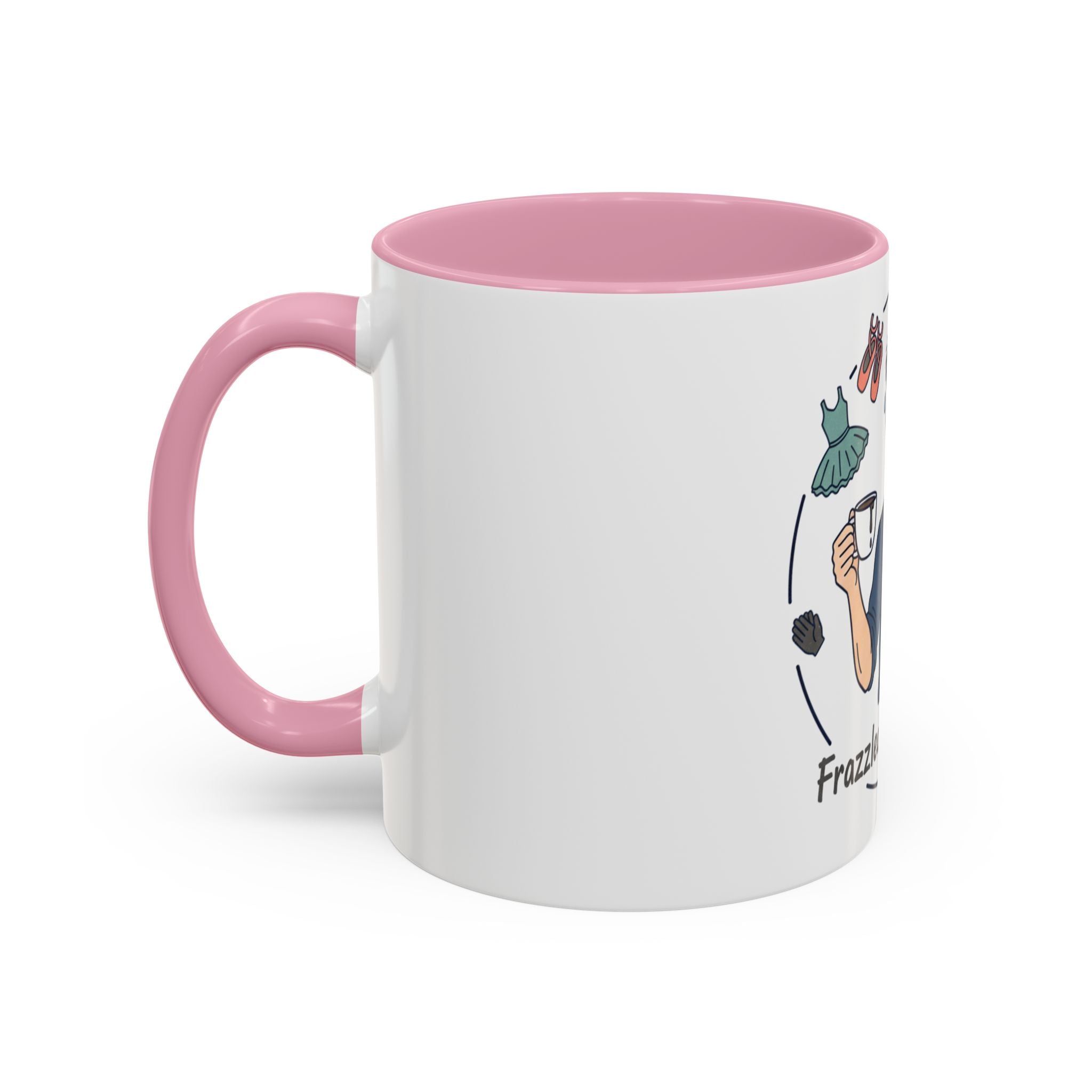 Frazzled Dance Dad Mug — Funny Dance Dad Coffee Cup (11oz/15oz)