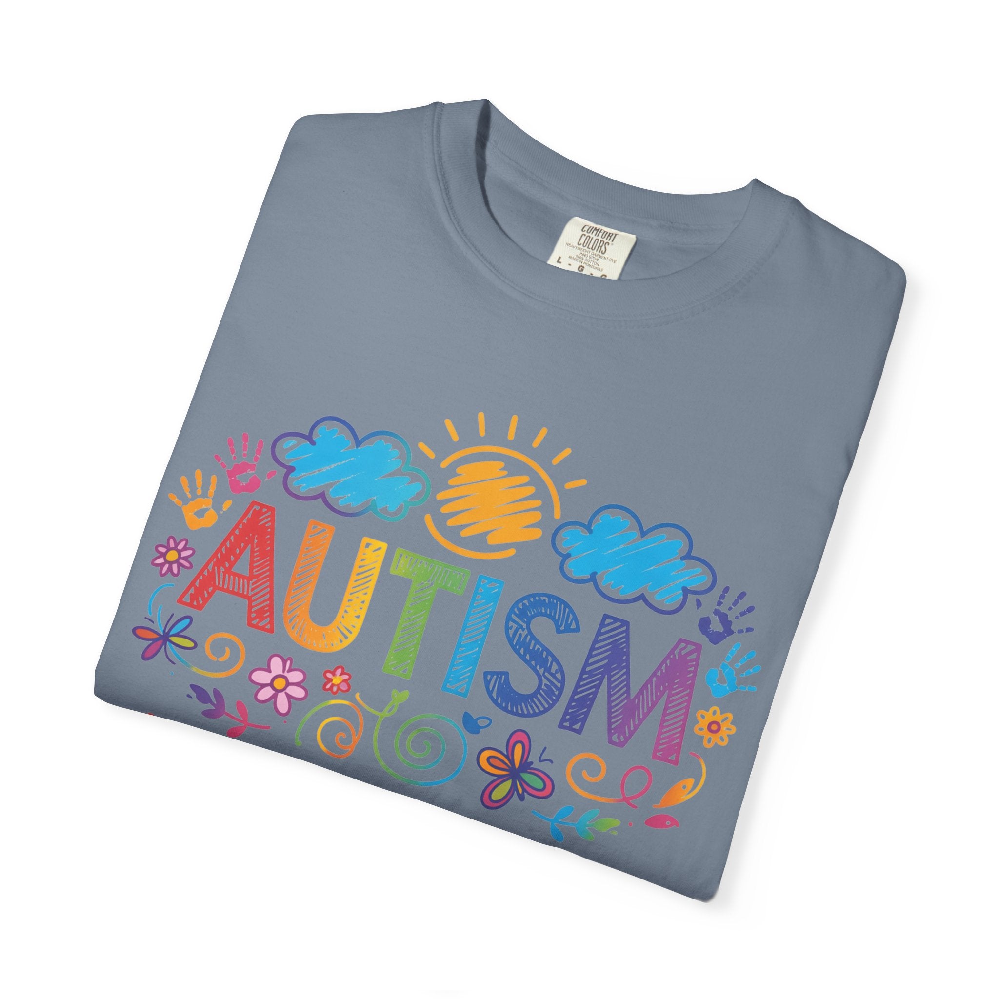 Autism Awareness T-Shirt — "Accept Understand Love" Colorful Support Tee