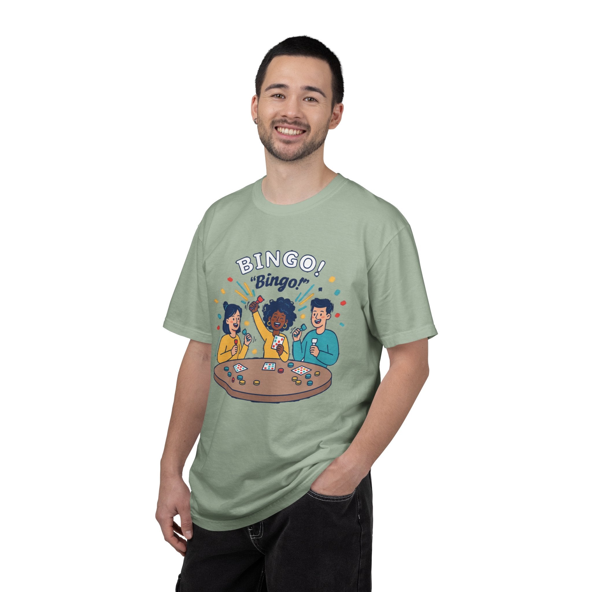 Bingo Night T-Shirt — "Yelling Bingo" Friends Game Tee