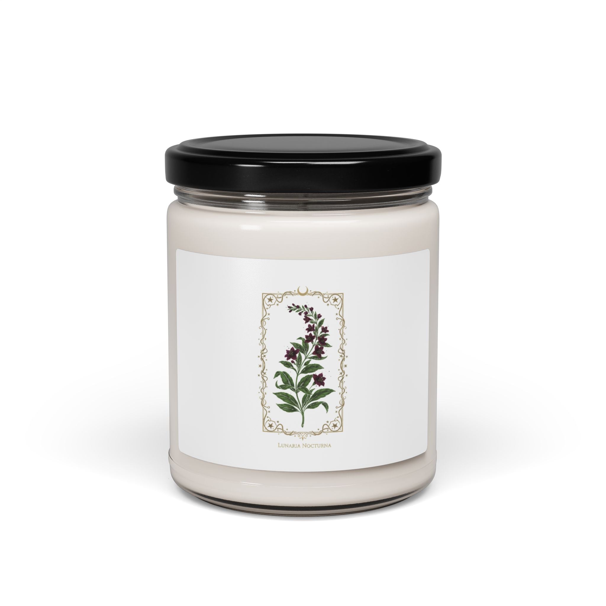 Nightshade Botanical Soy Candle, 9oz | dark botanical, witchy garden