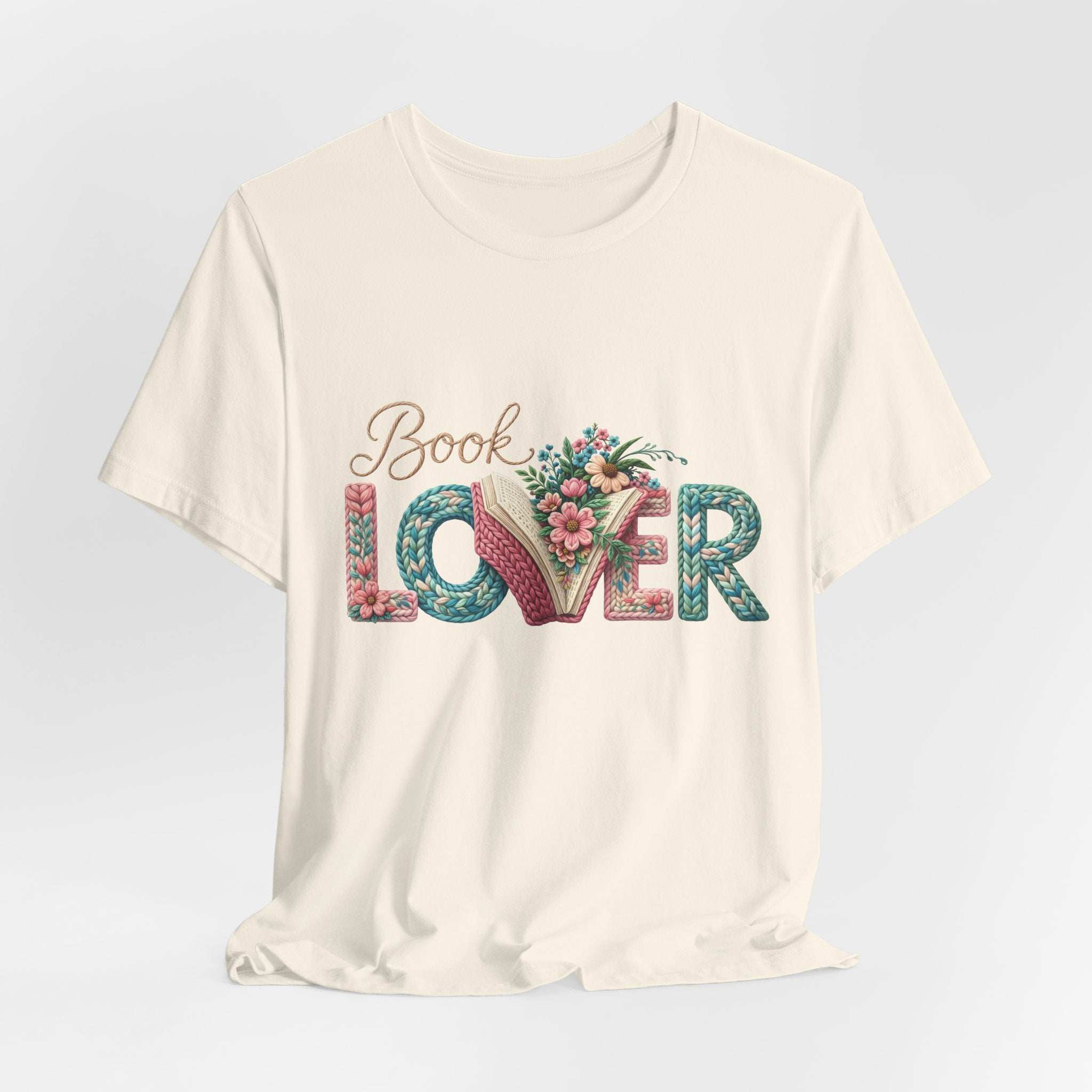 Faux Book Lover Tee — Faux. Floral 'Book Lover' Graphic T-Shirt