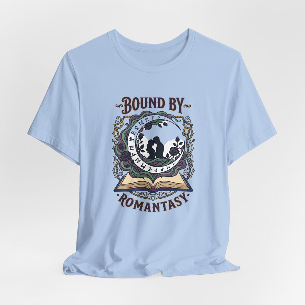 Bound by Romantasy Tee | romantasy reader, enchanted gothic book lover