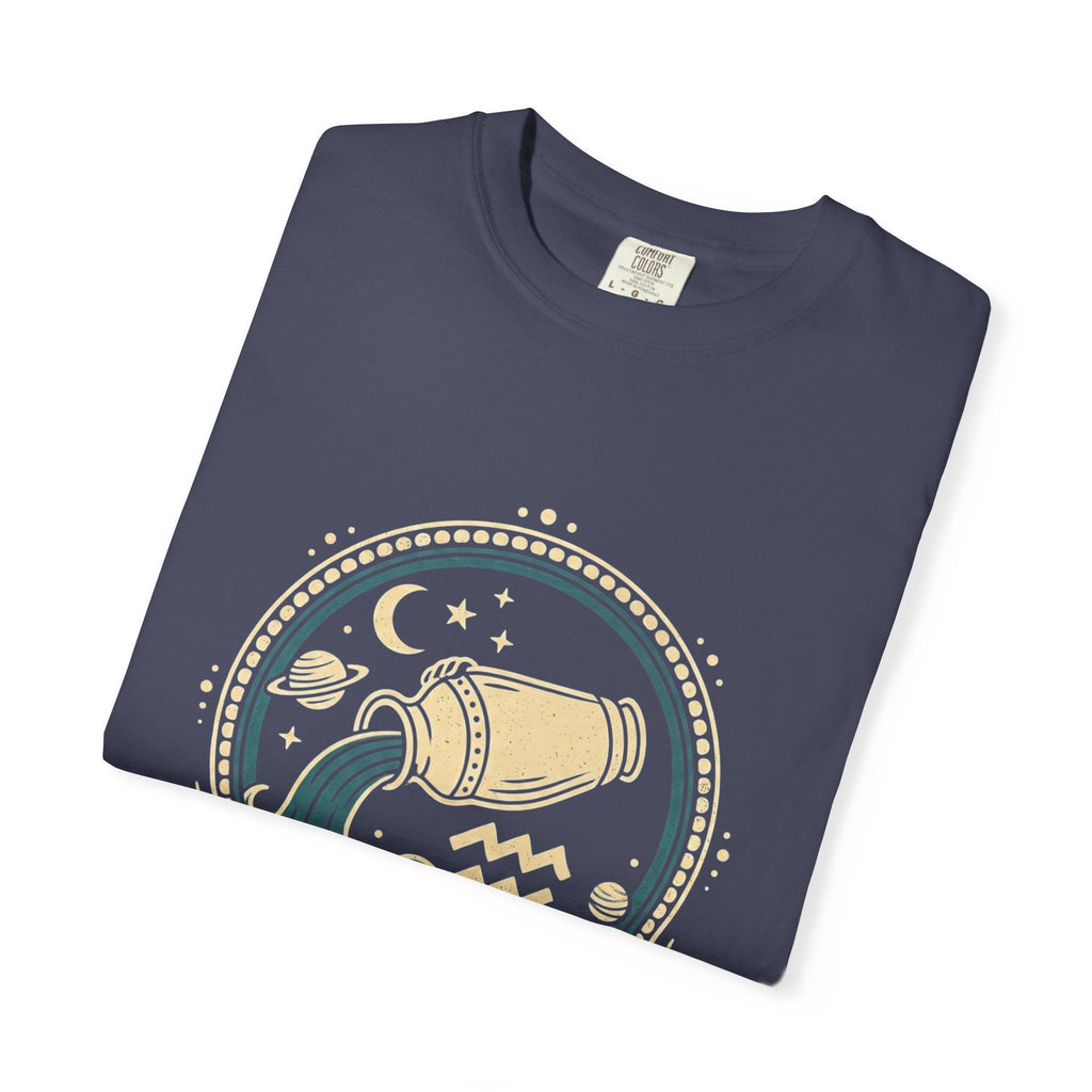 Aquarius Zodiac T-Shirt — Water Bearer Astrology Tee