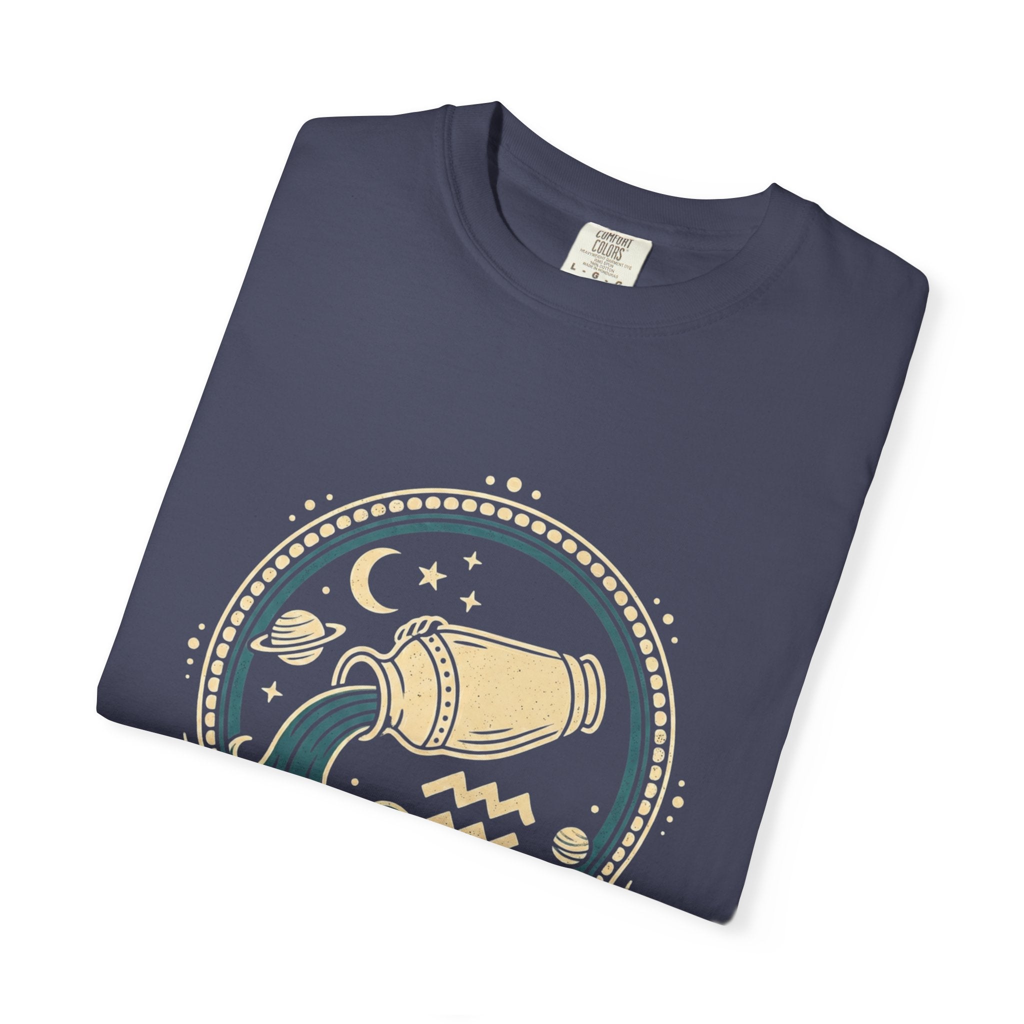 Aquarius Zodiac T-Shirt — Water Bearer Astrology Tee