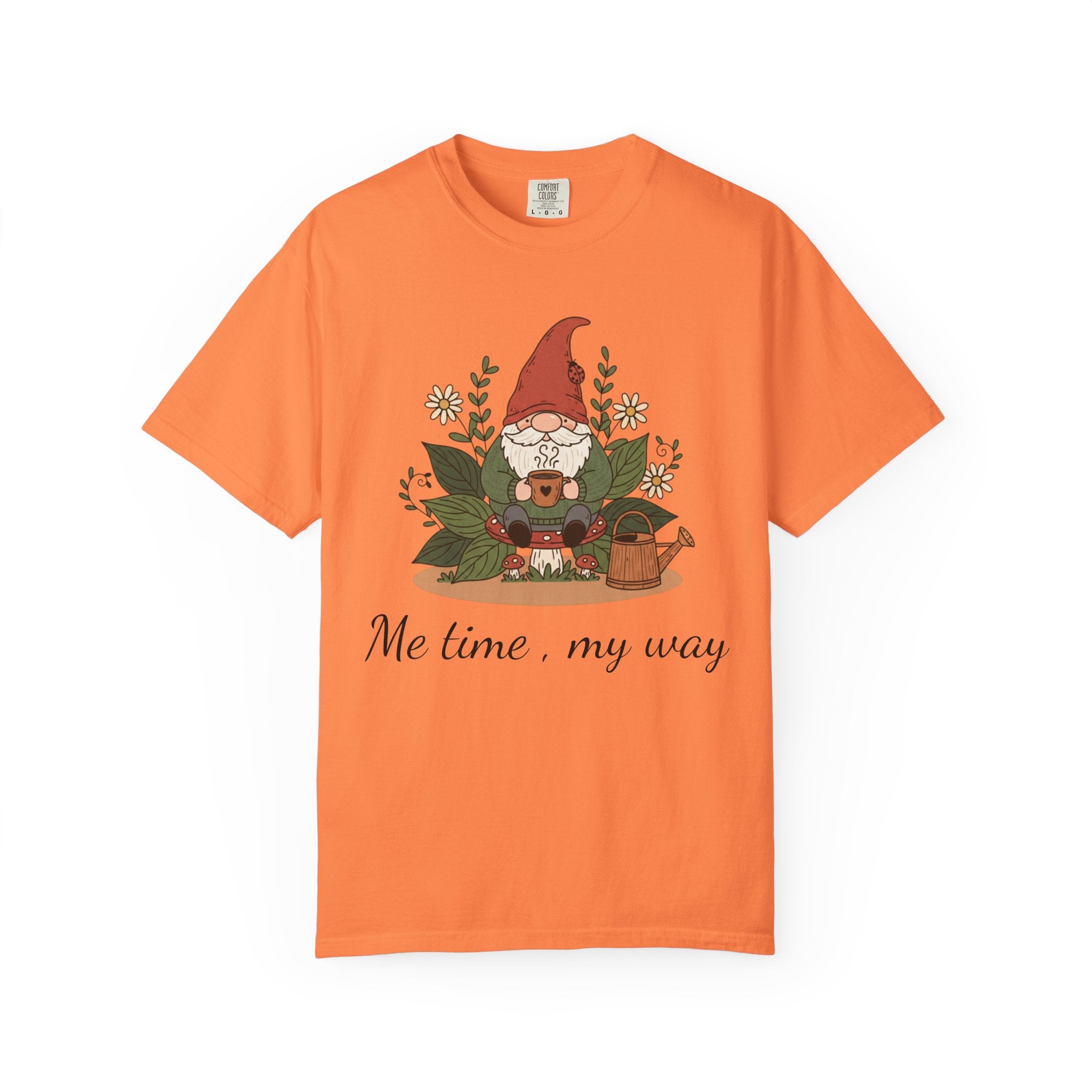 Gnome Garden T-Shirt — Cute Floral Gnome Tee for Gardeners & Nature Lovers