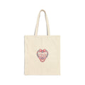 Coquette Ribbon Heart Tote | pastel humor, lace aesthetic