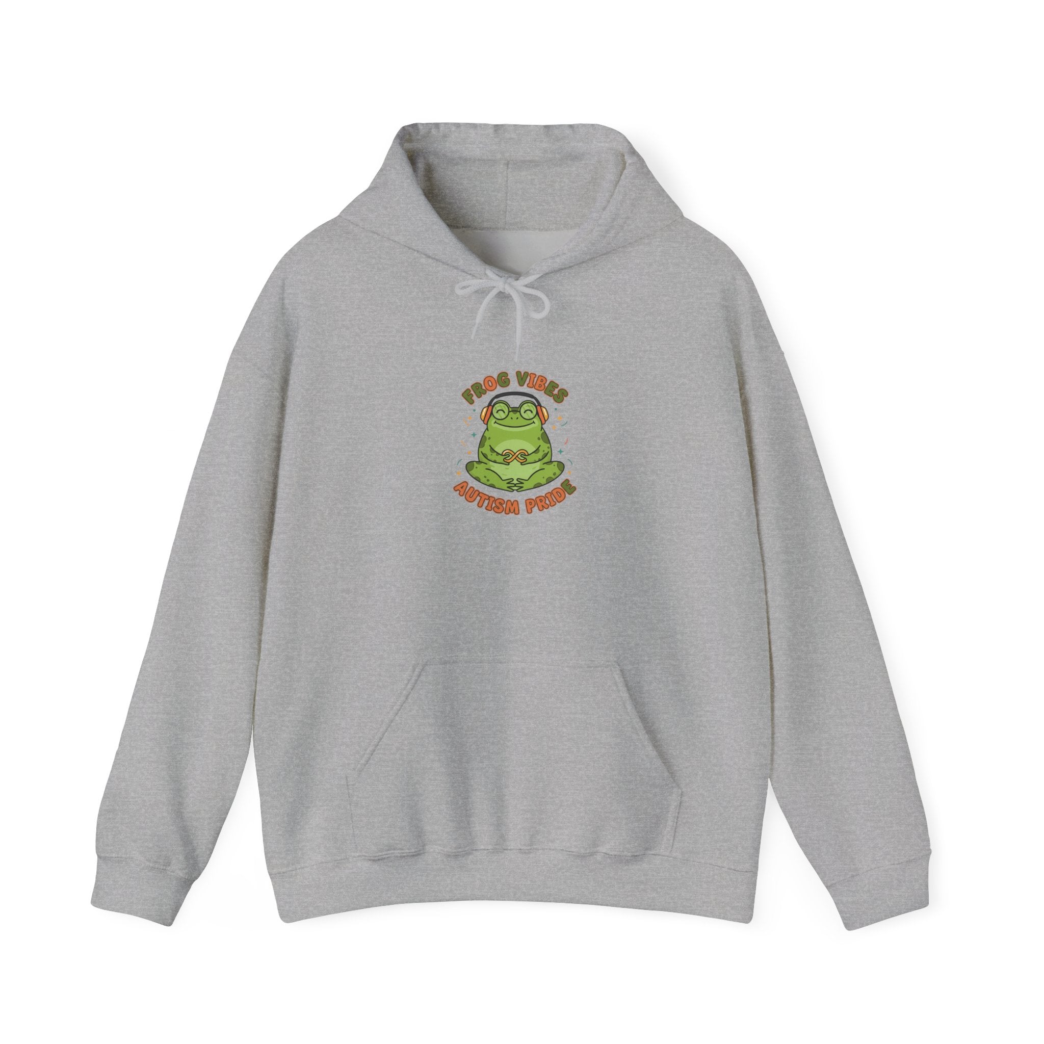 Frog Vibes Autism Pride Hoodie | neurodiversity pride, frog meme design