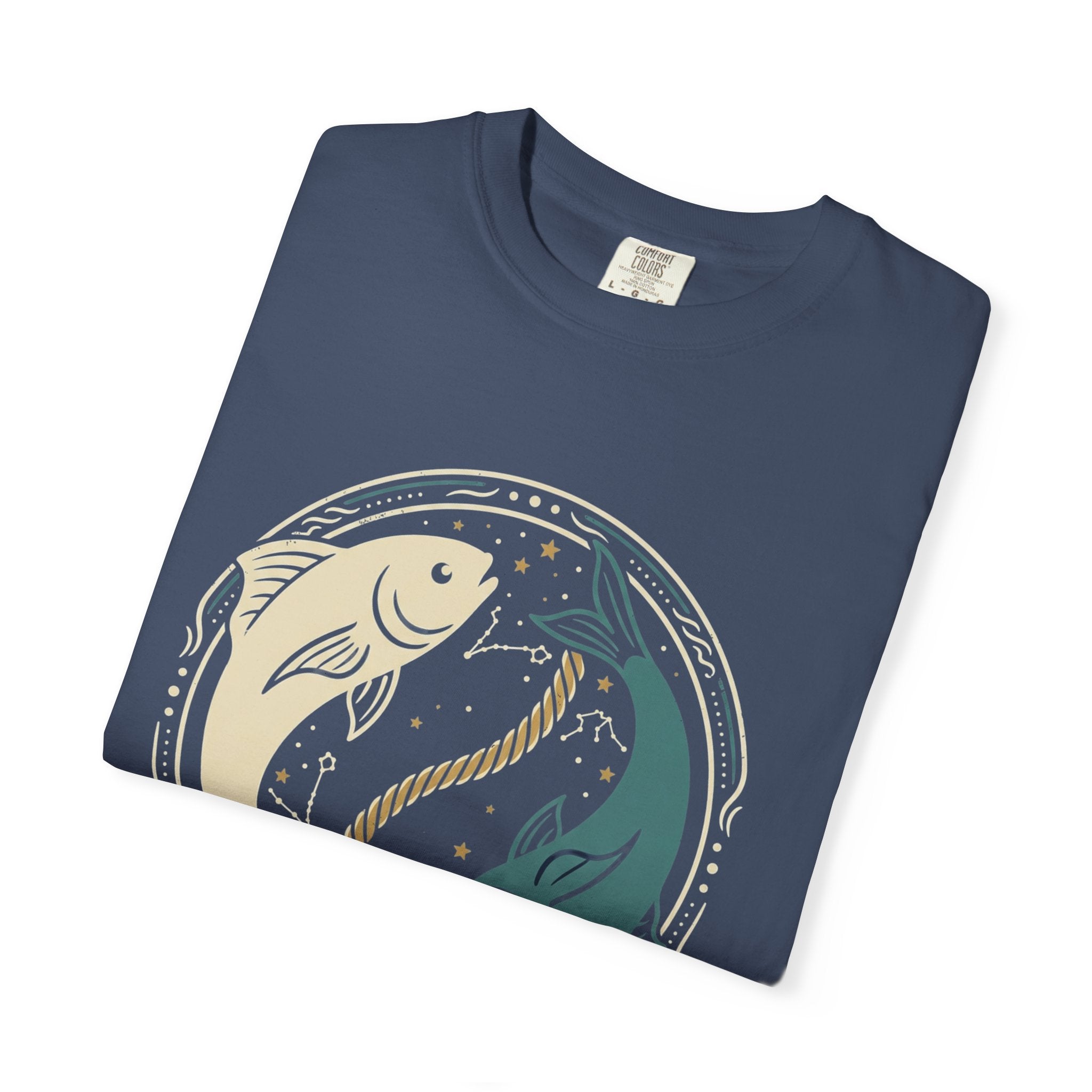 Pisces Zodiac T-Shirt — Yin Yang Fish Astrological Tee