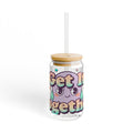 Get It Together Sipper Glass — 16oz Cute Motivational Drink Tumbler with Straw