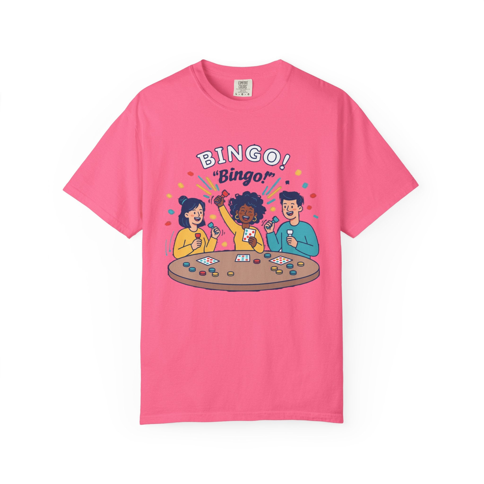 Bingo Night T-Shirt — "Yelling Bingo" Friends Game Tee
