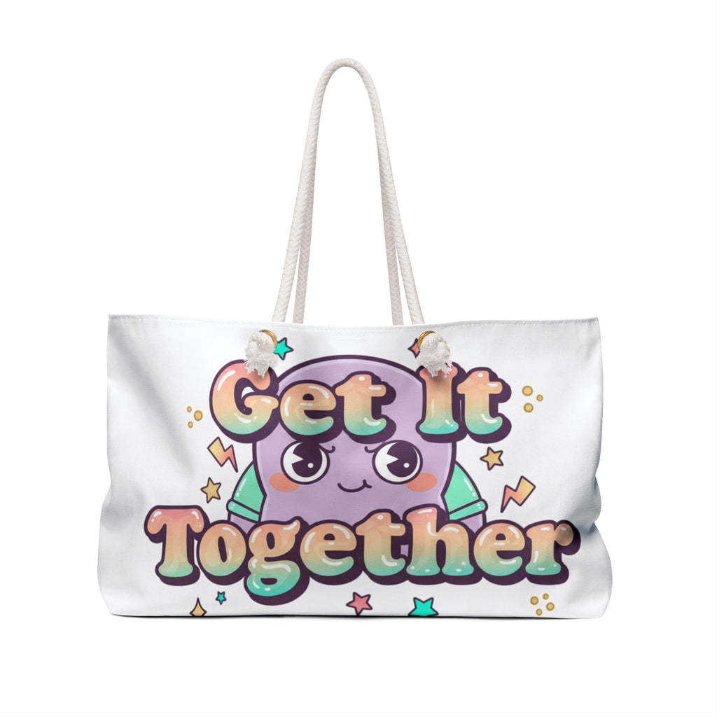 Get It Together Weekender Bag — Cute Motivational Travel Tote