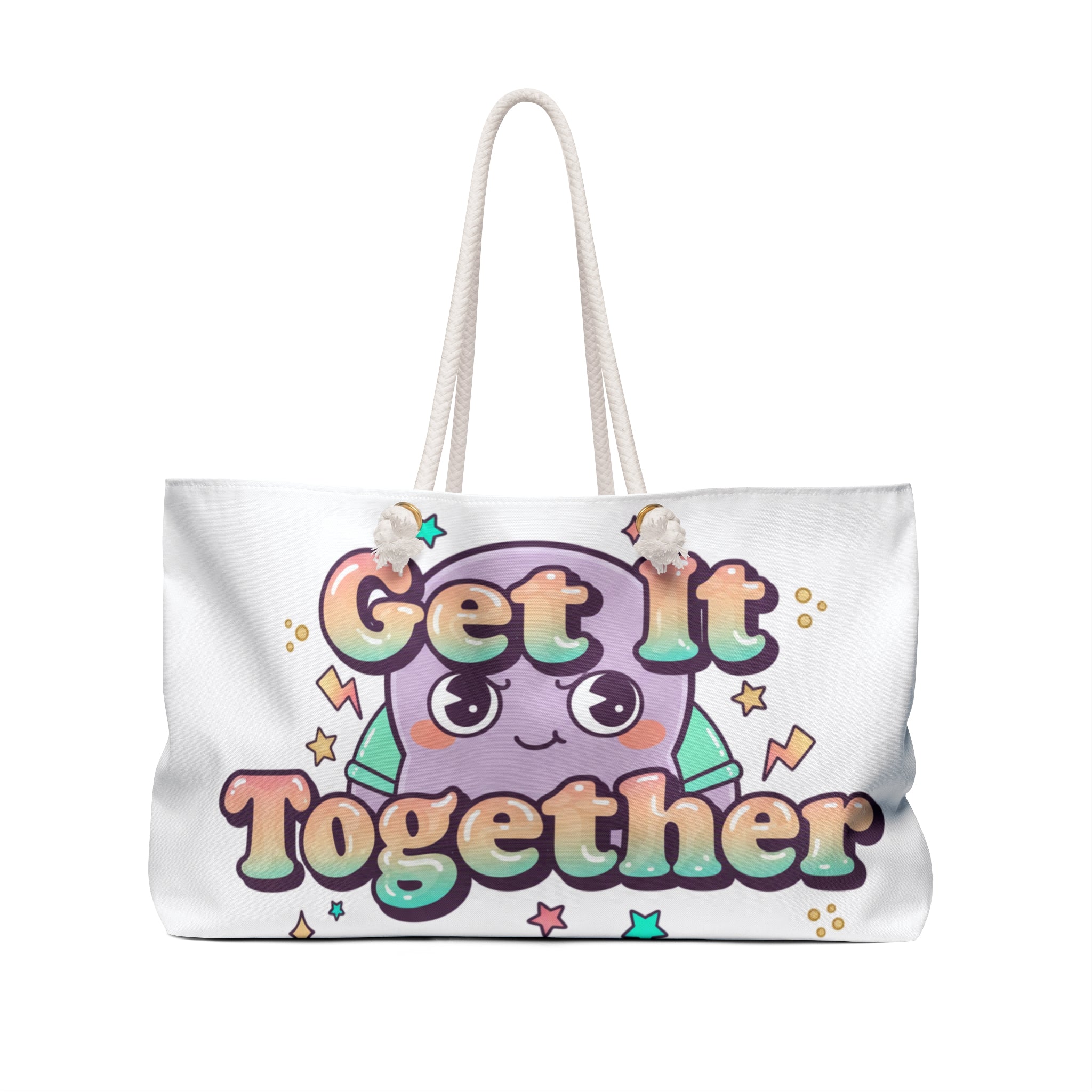 Get It Together Weekender Bag — Cute Motivational Travel Tote